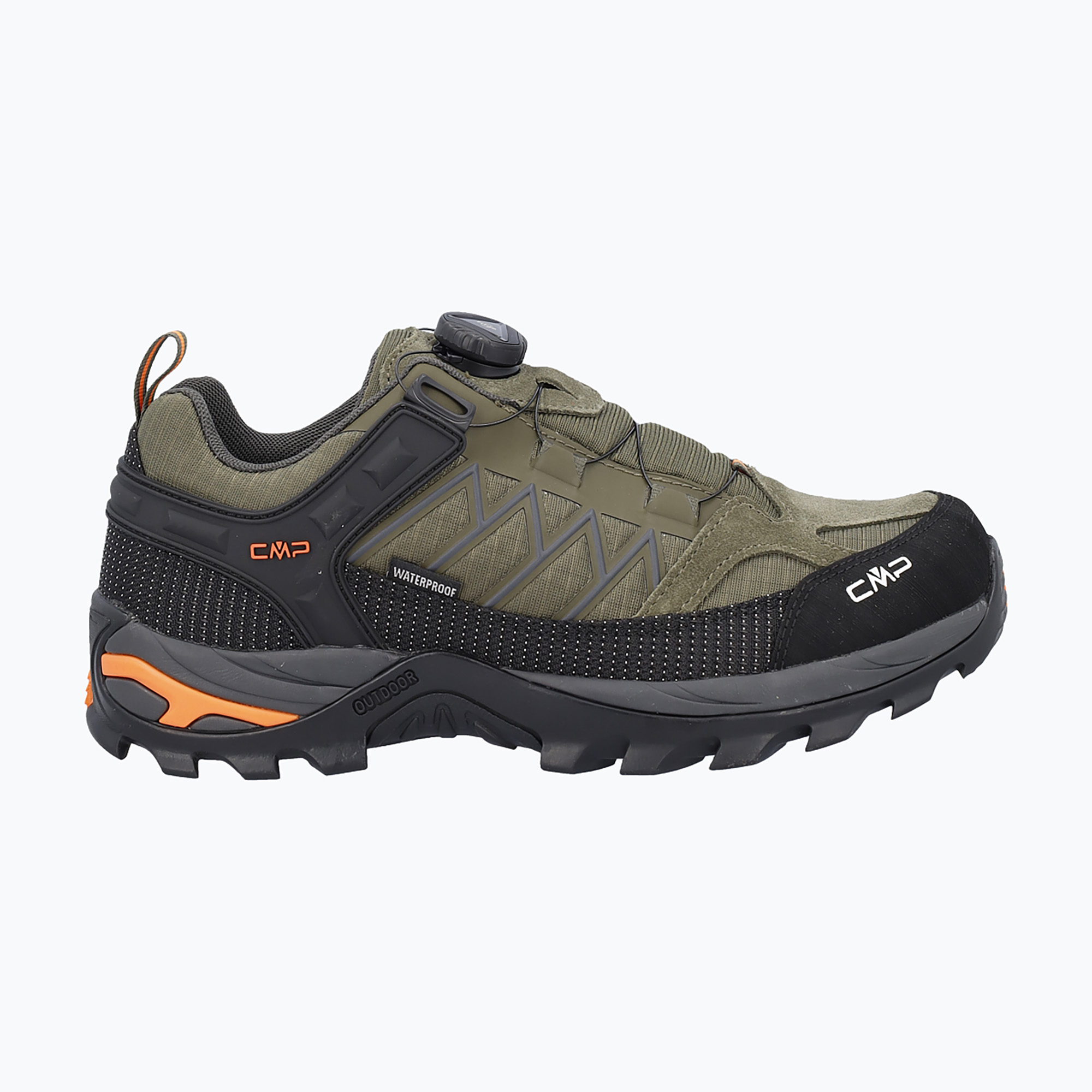 Buty trekkingowe męskie CMP Rigel Low Fitgo olive/flame | WYSYŁKA W 24H | 30 DNI NA ZWROT