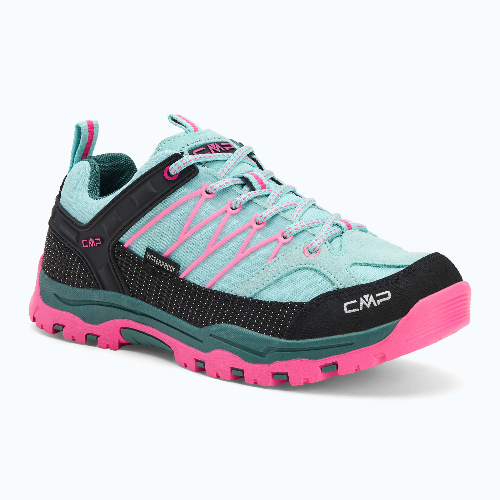 Buty trekkingowe dziecięce CMP Rigel Low Wp opale/bubblegum 