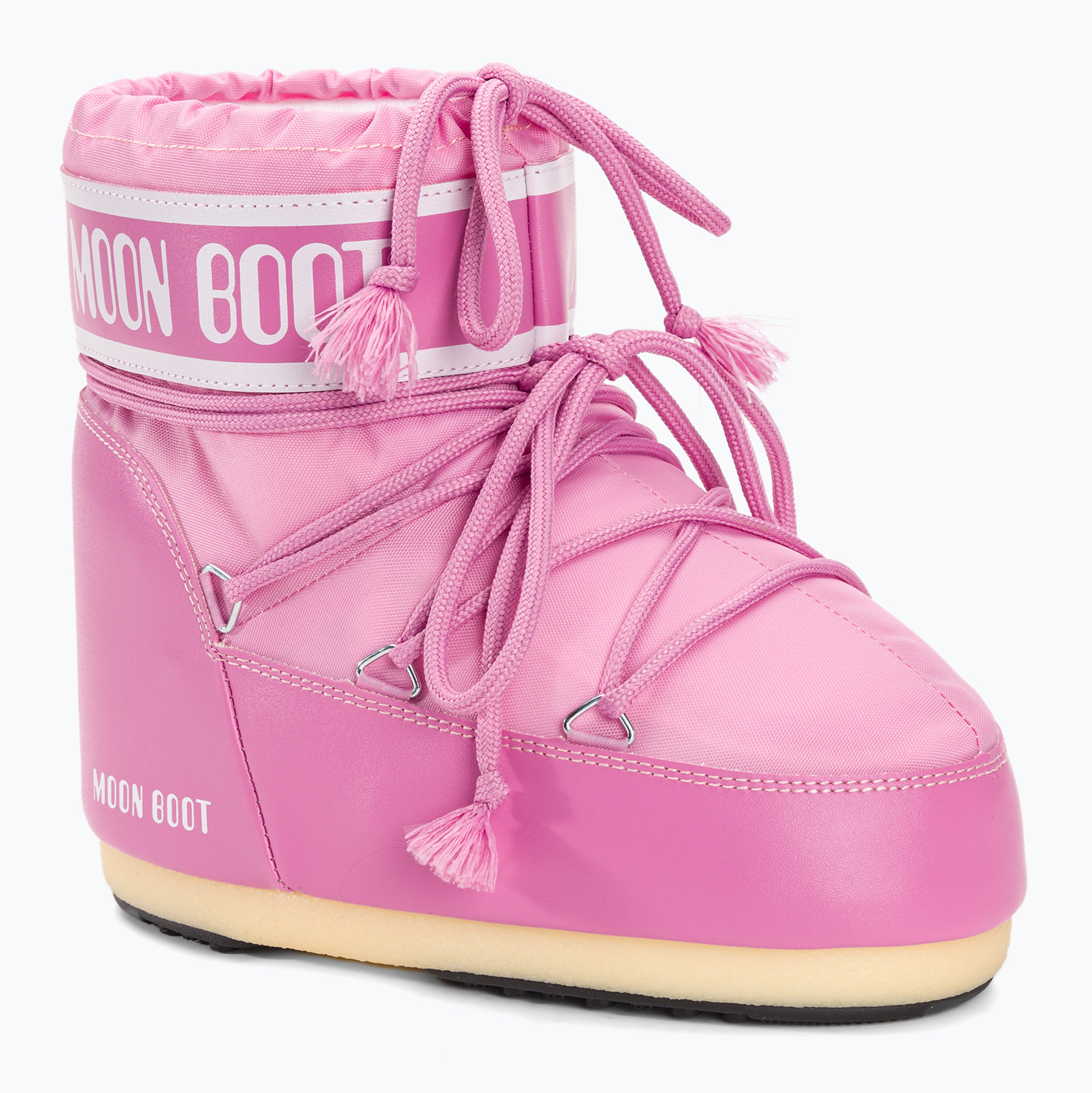 Śniegowce damskie Moon Boot Icon Low Nylon pink | WYSYŁKA W 24H | 30 DNI NA ZWROT