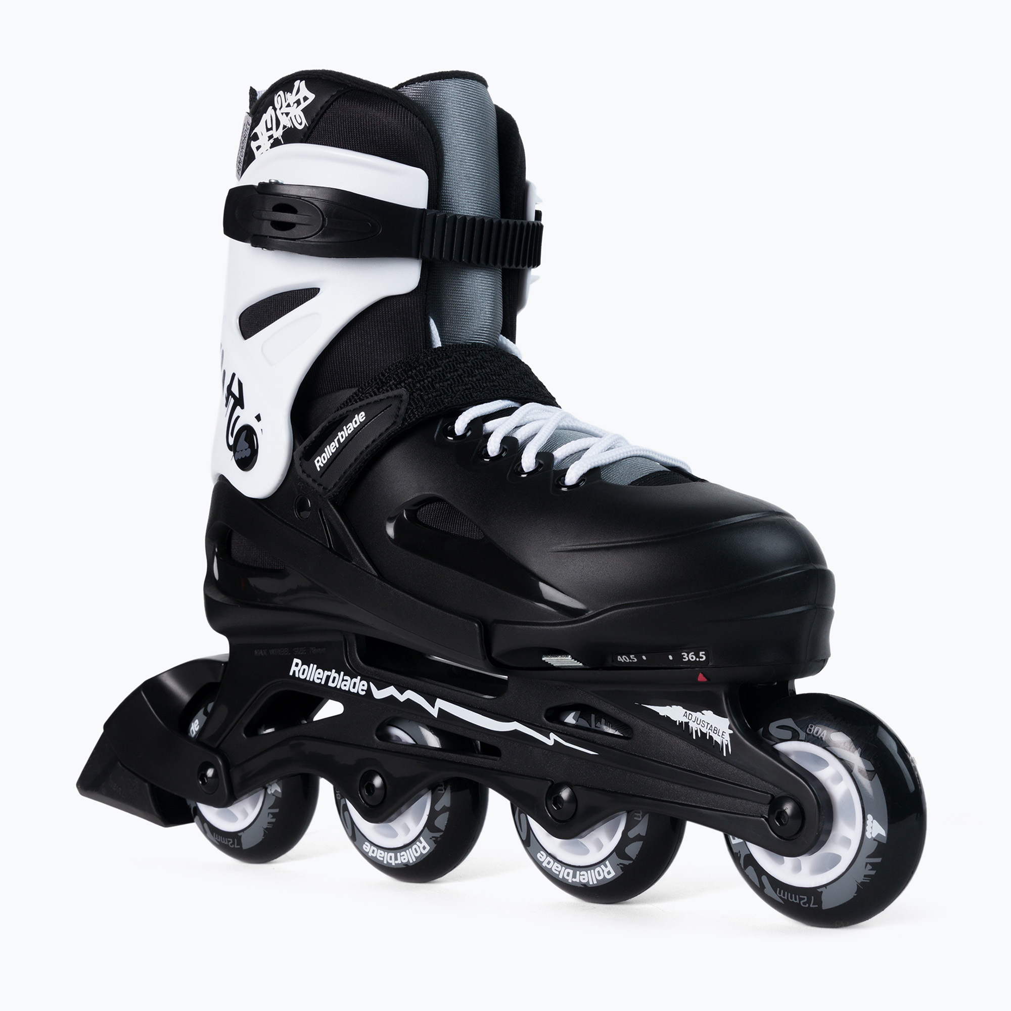 Rolki dziecięce Rollerblade Fury black/white | WYSYŁKA W 24H | 30 DNI NA ZWROT