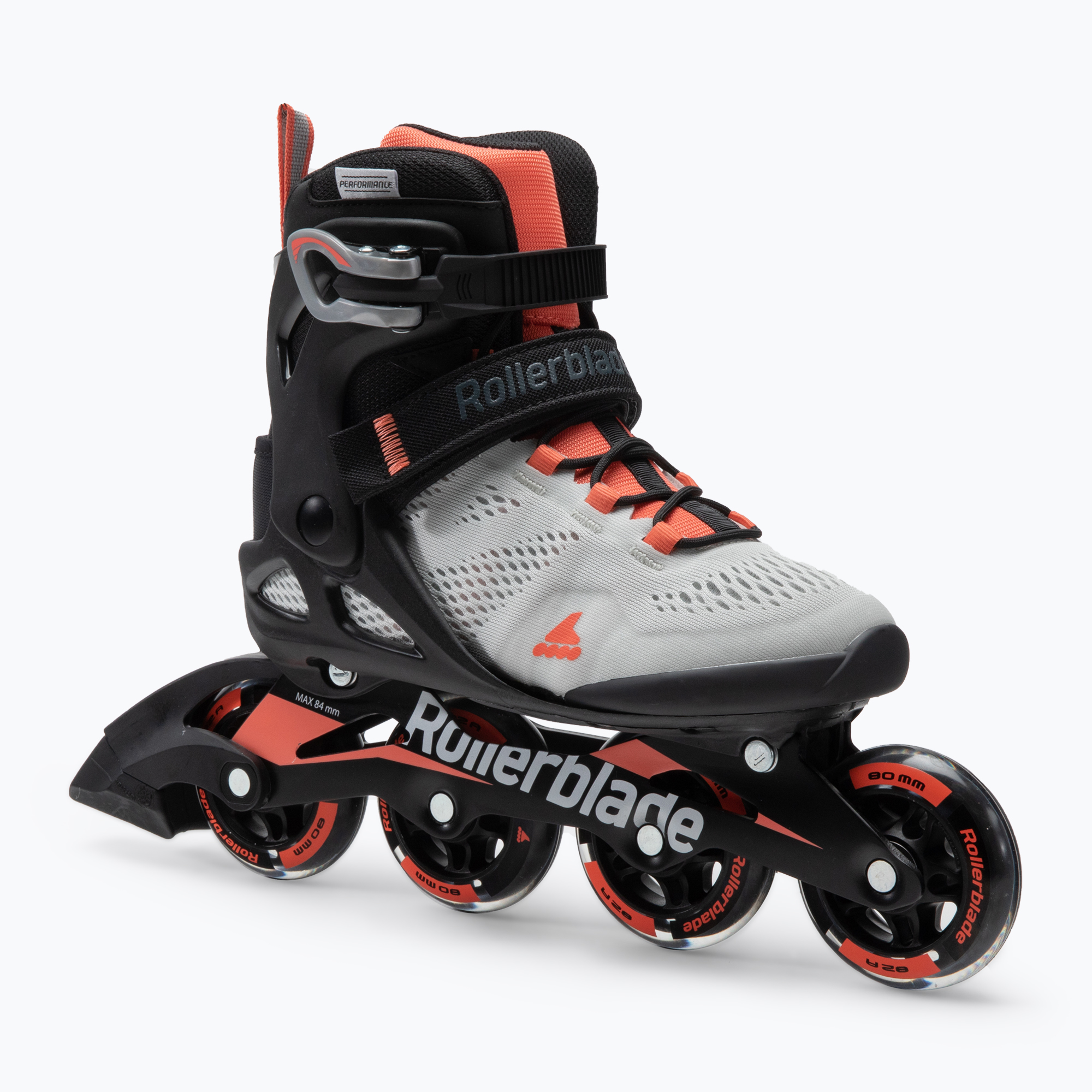 Rolki damskie Rollerblade Macroblade 80 W glacier grey/coral | WYSYŁKA W 24H | 30 DNI NA ZWROT