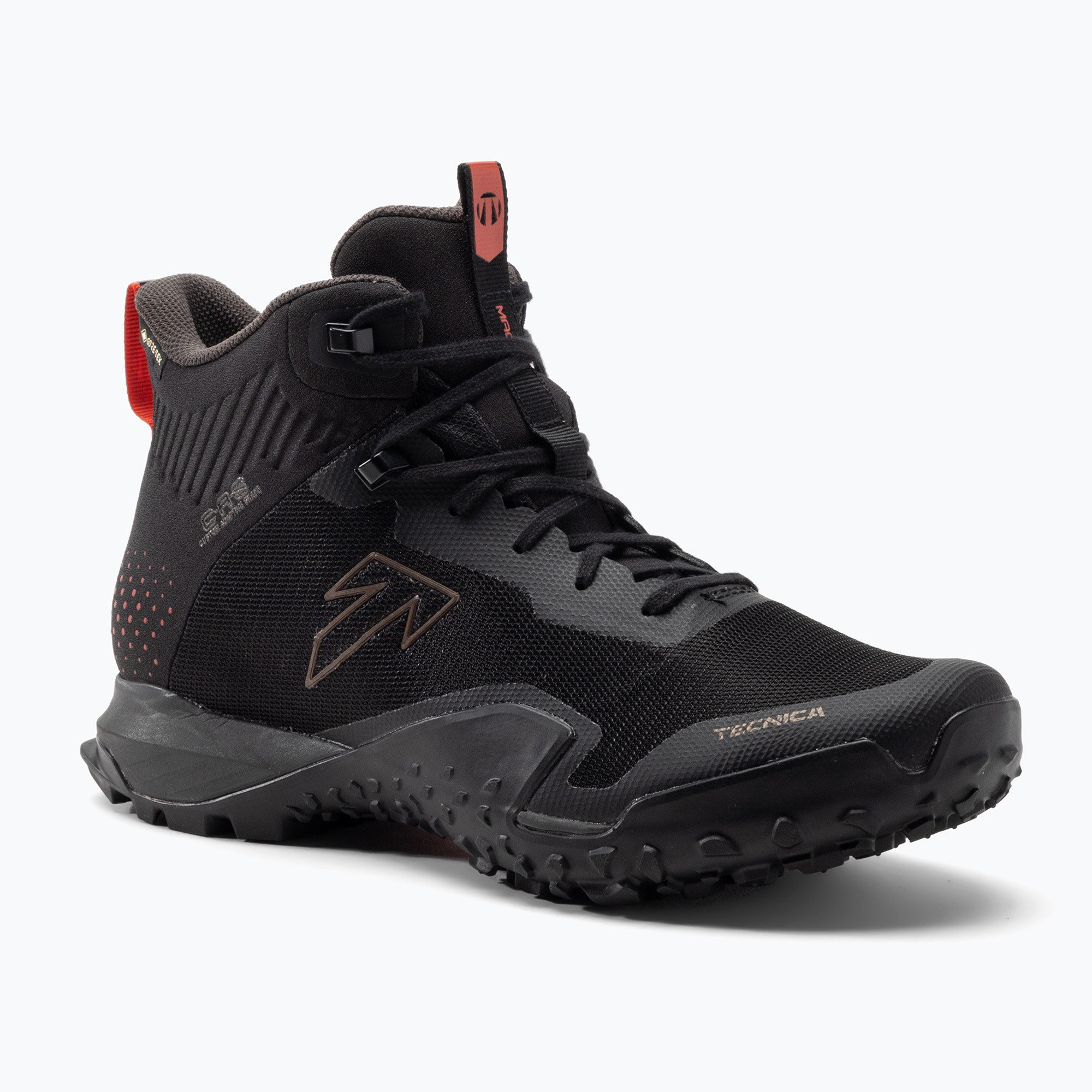 Buty trekkingowe męskie Tecnica Magma S Mid GTX black/pure lava | WYSYŁKA W 24H | 30 DNI NA ZWROT