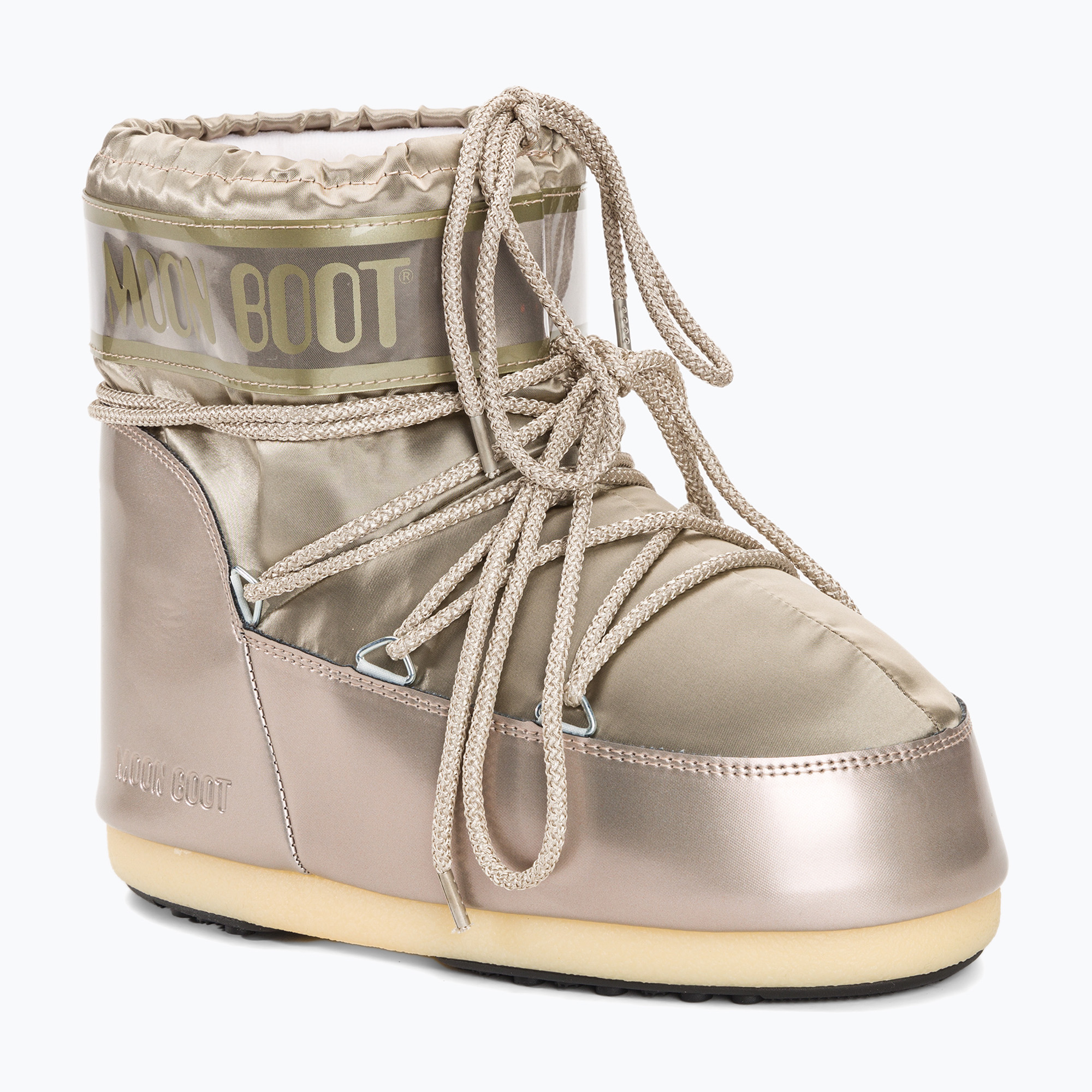 Śniegowce damskie Moon Boot Icon Low Glance platinum | WYSYŁKA W 24H | 30 DNI NA ZWROT