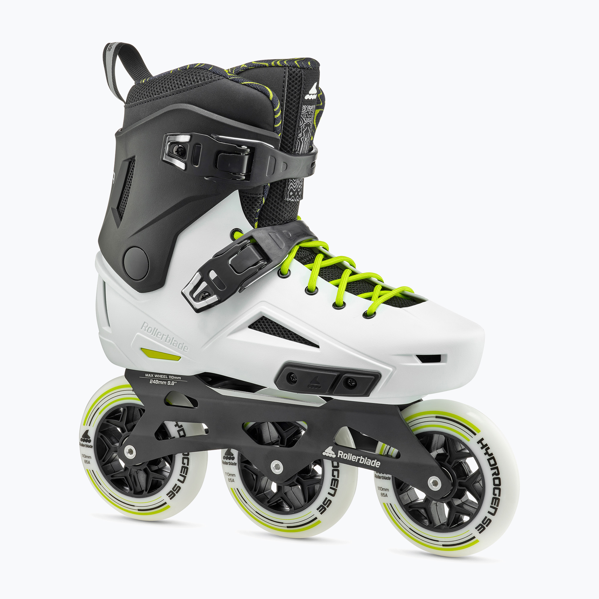 Rolki męskie Rollerblade Lightning 110 white/black | WYSYŁKA W 24H | 30 DNI NA ZWROT