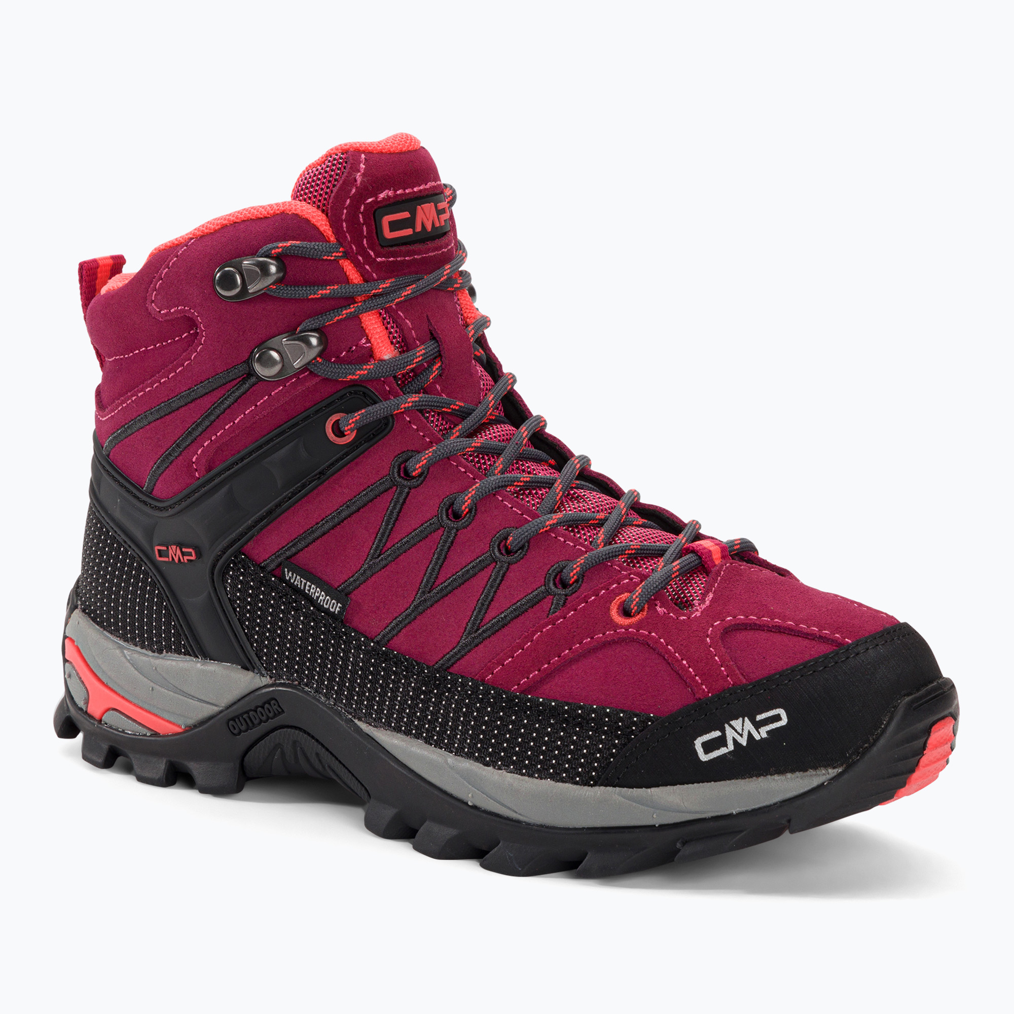 Buty trekkingowe damskie CMP Rigel Mid Wp magenta/antracite | WYSYŁKA W 24H | 30 DNI NA ZWROT