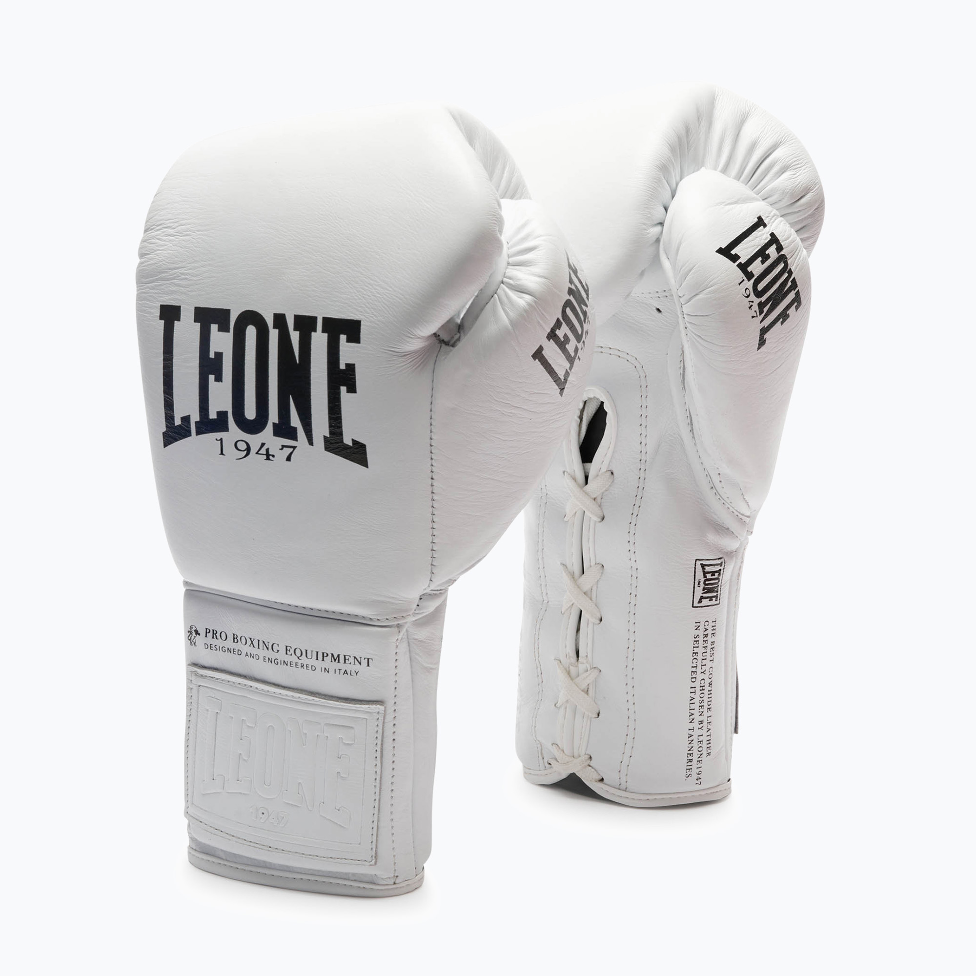 Rękawice bokserskie LEONE 1947 The Greatest white 