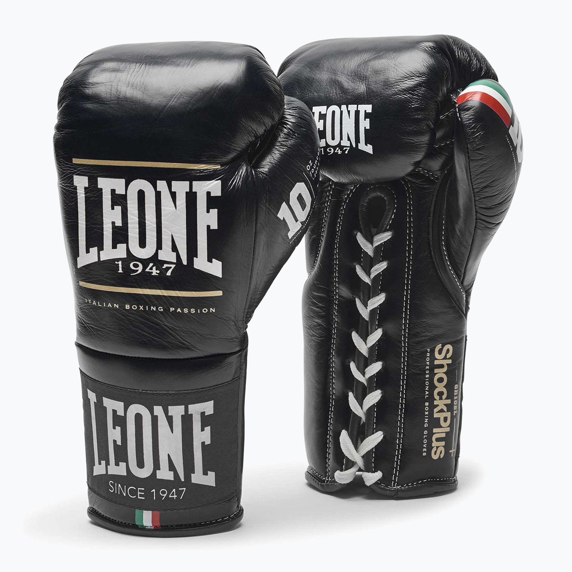 Rękawice bokserskie LEONE 1947 Shock Plus black 