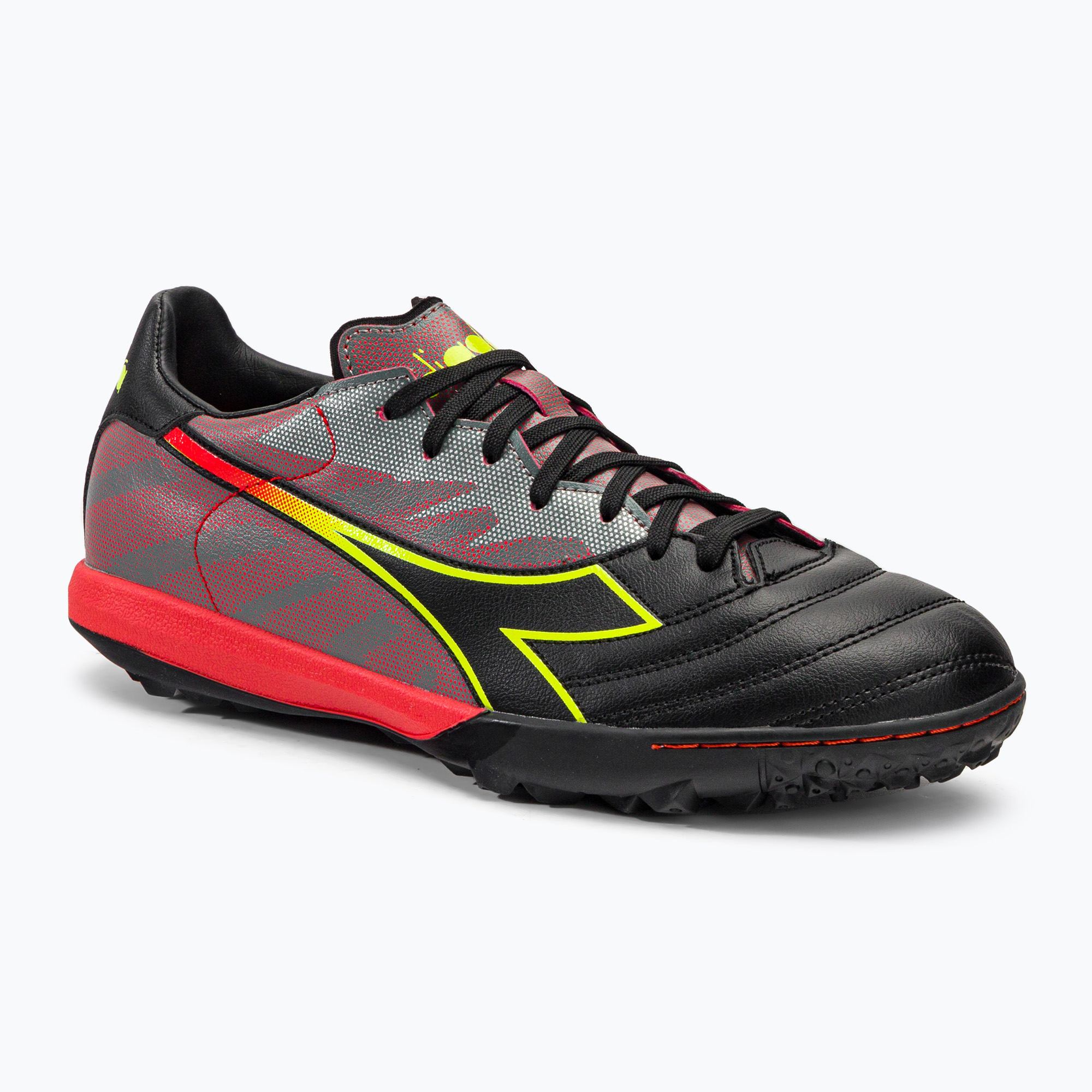 Buty piłkarskie męskie Diadora Brasil Elite Veloce R TFR czarno-czerwone DD-101.179182-D0136-40 | WYSYŁKA W 24H | 30 DNI NA ZWROT