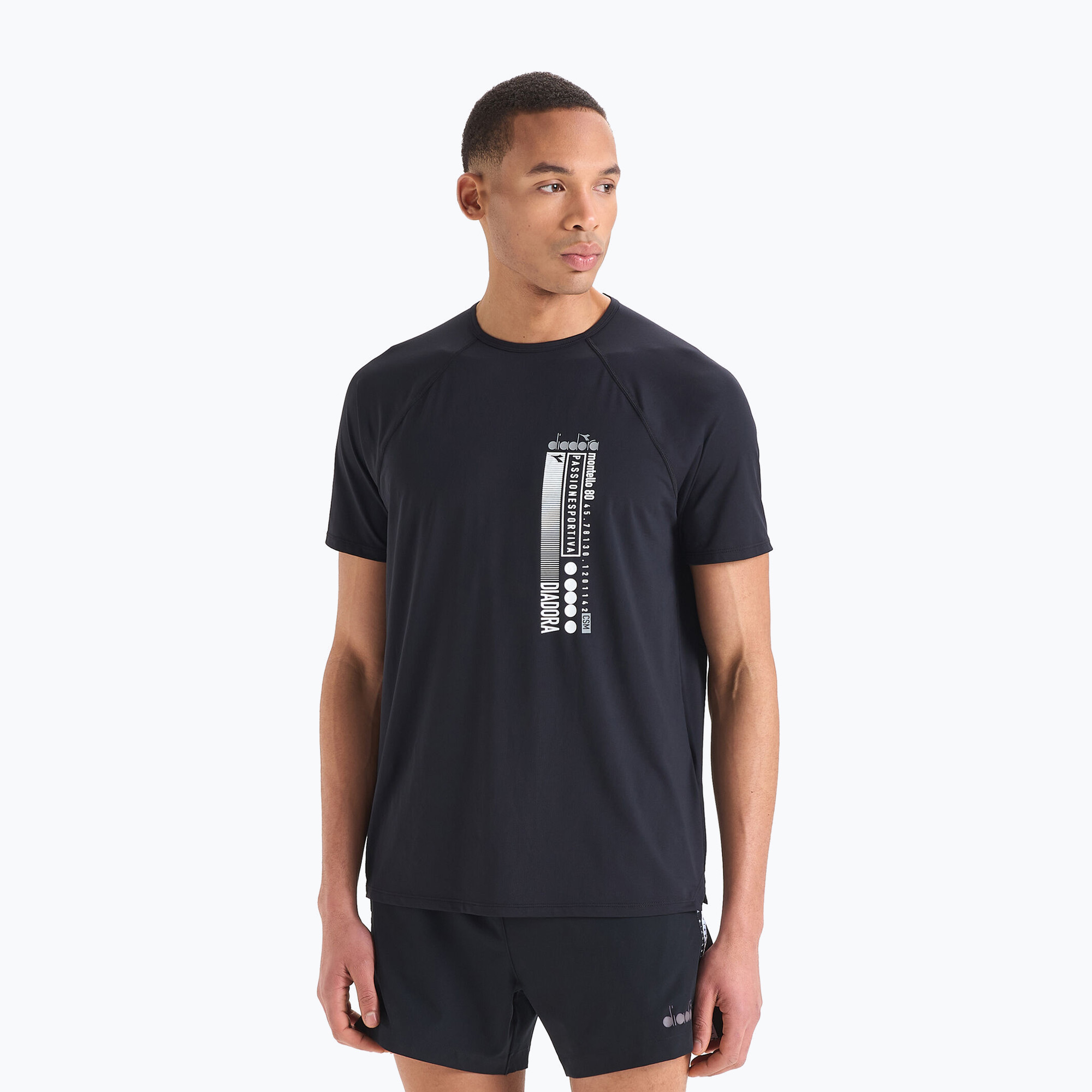 Koszulka męska Diadora Super Light Be One black | WYSYŁKA W 24H | 30 DNI NA ZWROT