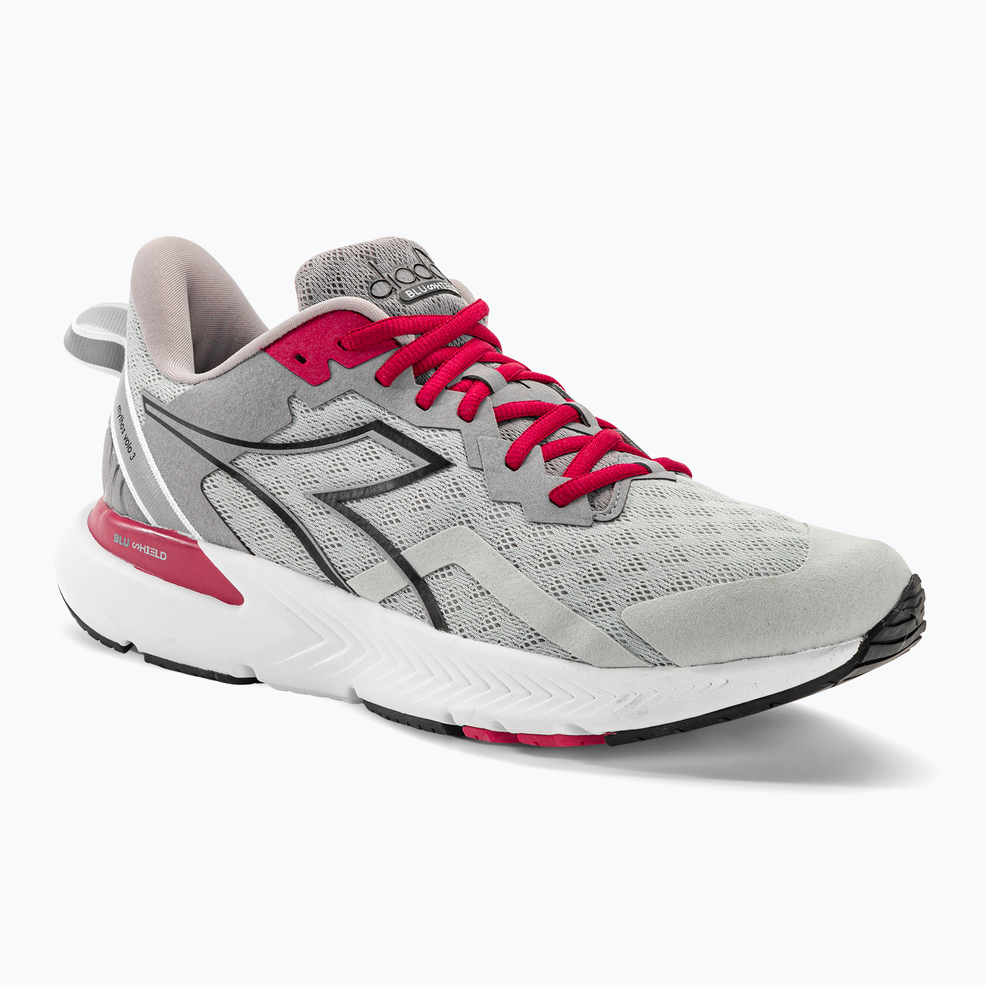 Buty do biegania męskie Diadora Mythos Blushield Volo 3 silver dd/black/alloy | WYSYŁKA W 24H | 30 DNI NA ZWROT