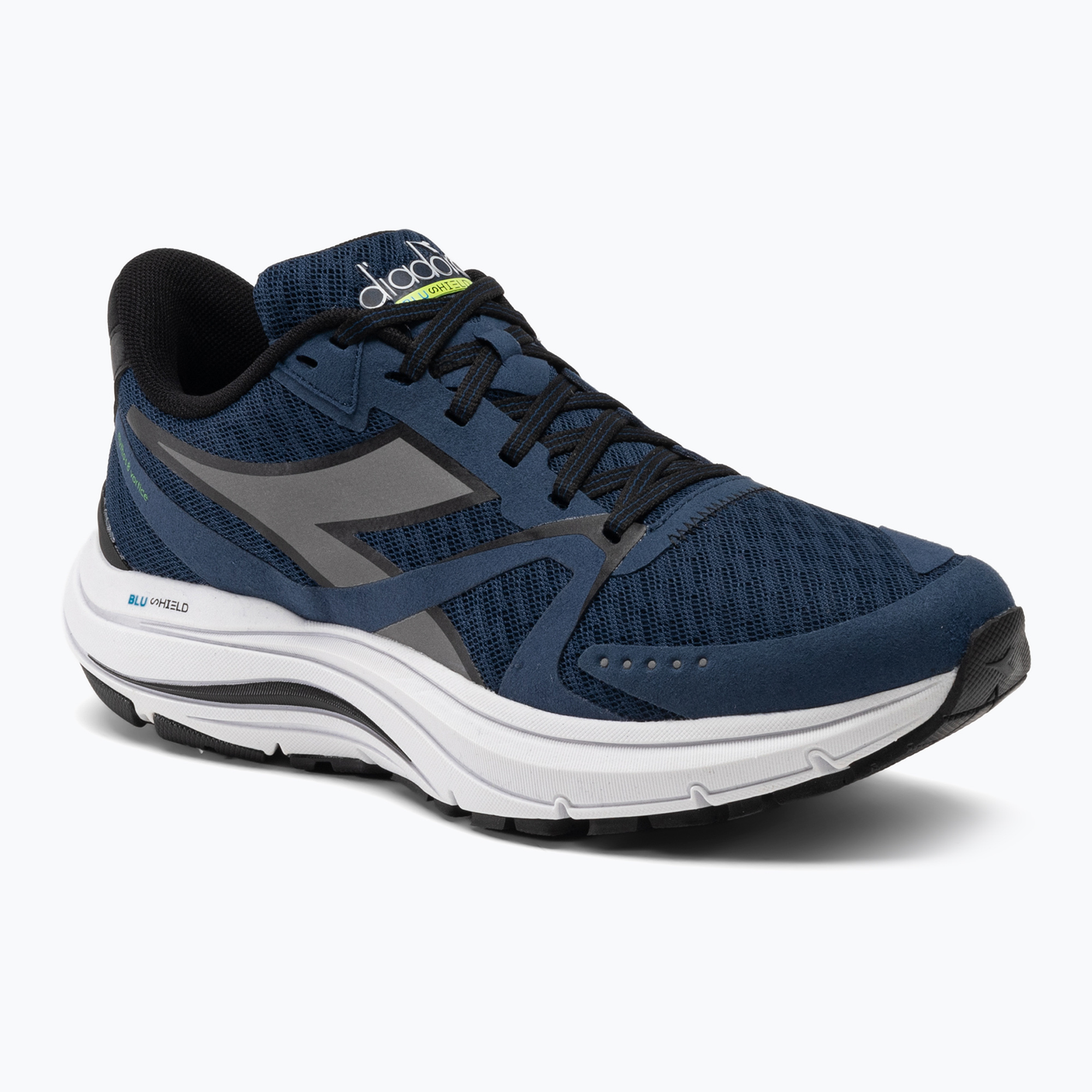 Buty do biegania męskie Diadora Mythos Blushield 8 Vortice blue opal/silver dd/white | WYSYŁKA W 24H | 30 DNI NA ZWROT