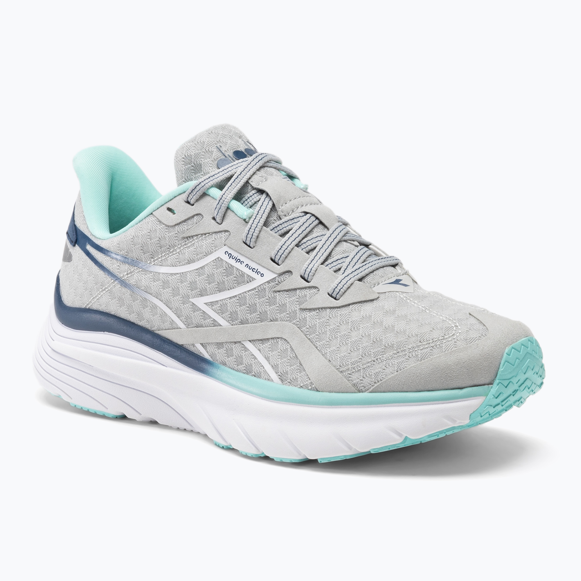 Buty do biegania damskie Diadora Equipe Nucleo silver dd/white/aruba blue | WYSYŁKA W 24H | 30 DNI NA ZWROT