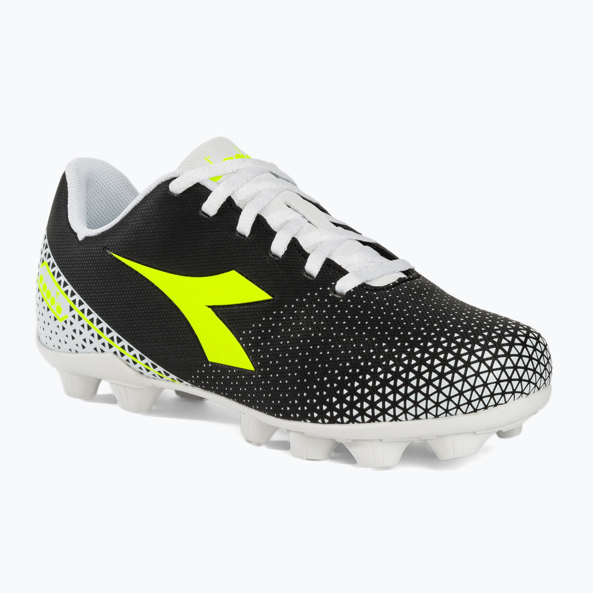 Фото - Футбольні бутси Diadora Buty piłkarskie dziecięce  Pichichi 6 MD JR black/yellow fluo/white 