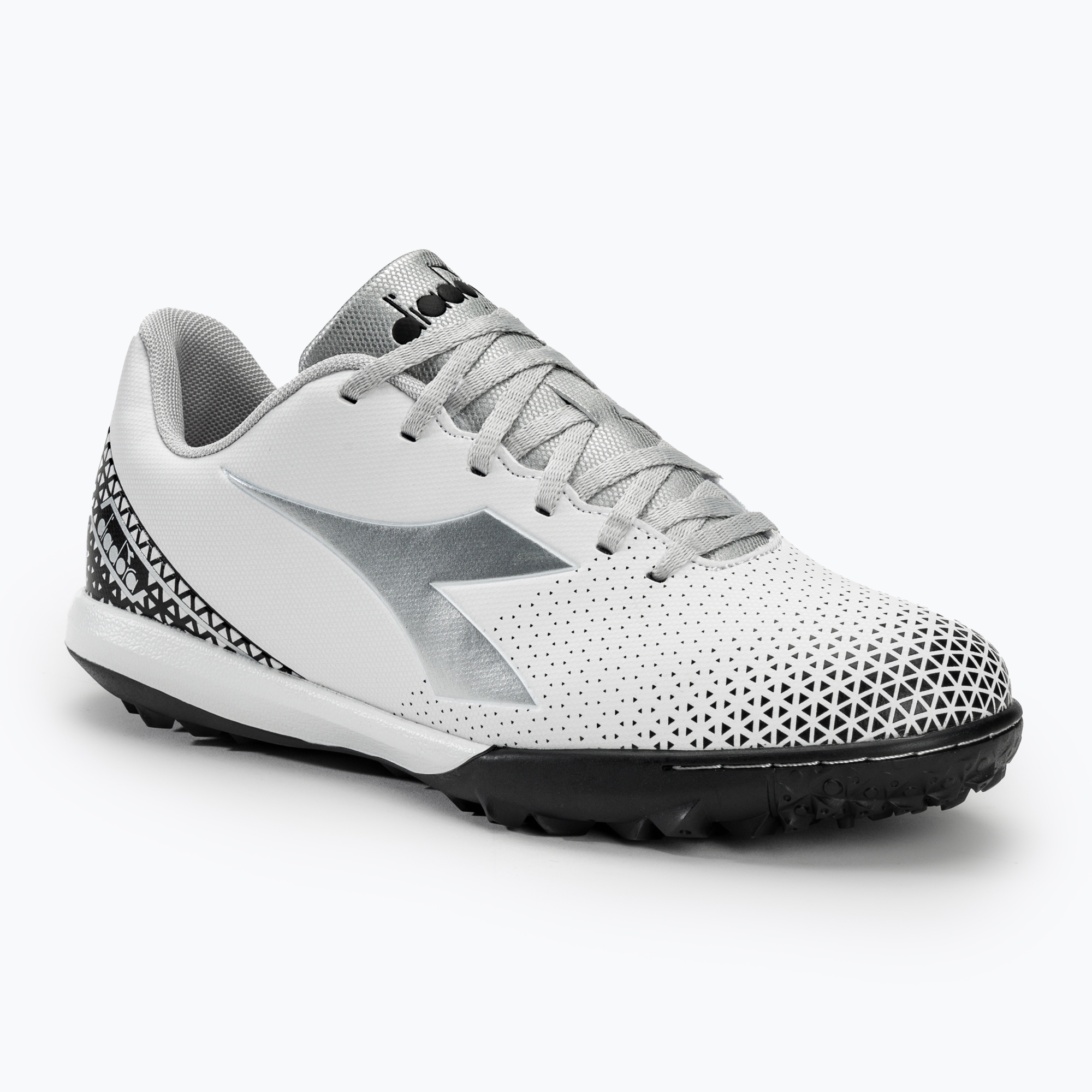 Zdjęcia - Buty piłkarskie Diadora  męskie  Pichichi 6 TFR white/silver/black | WYSYŁKA 