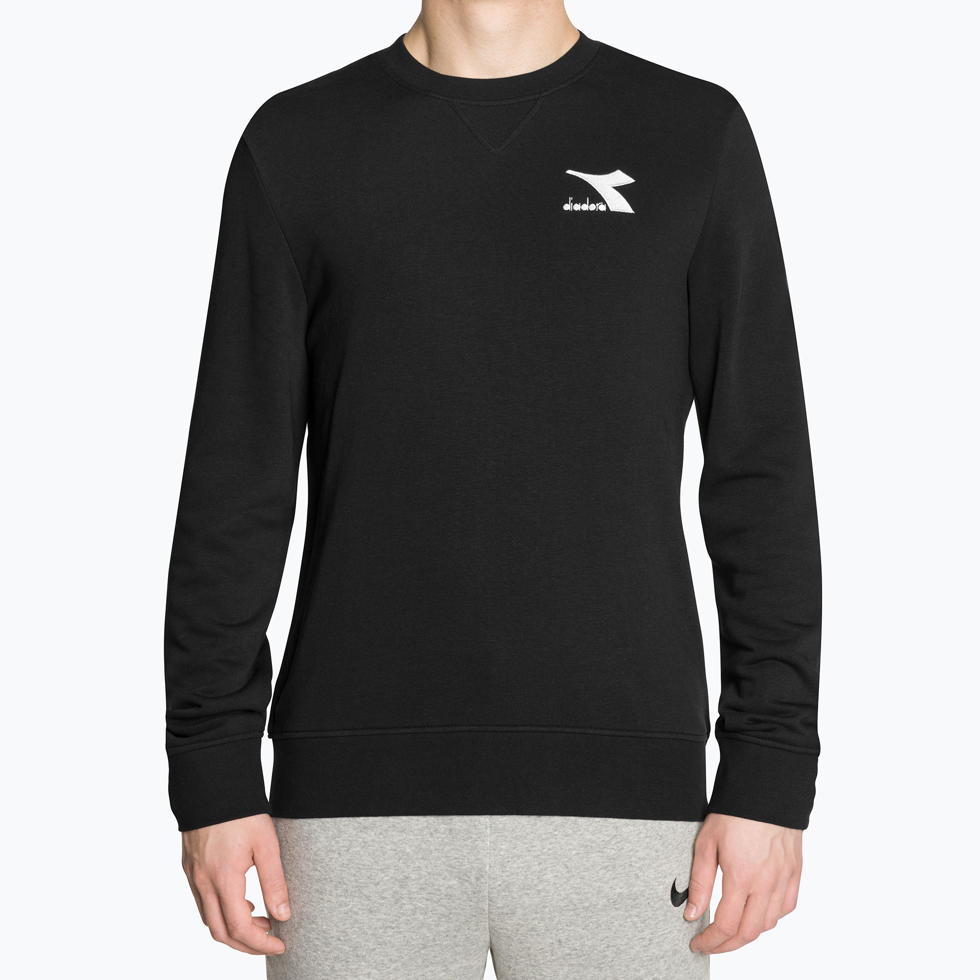 Bluza męska Diadora Sweatshirt Crew Core nero | WYSYŁKA W 24H | 30 DNI NA ZWROT