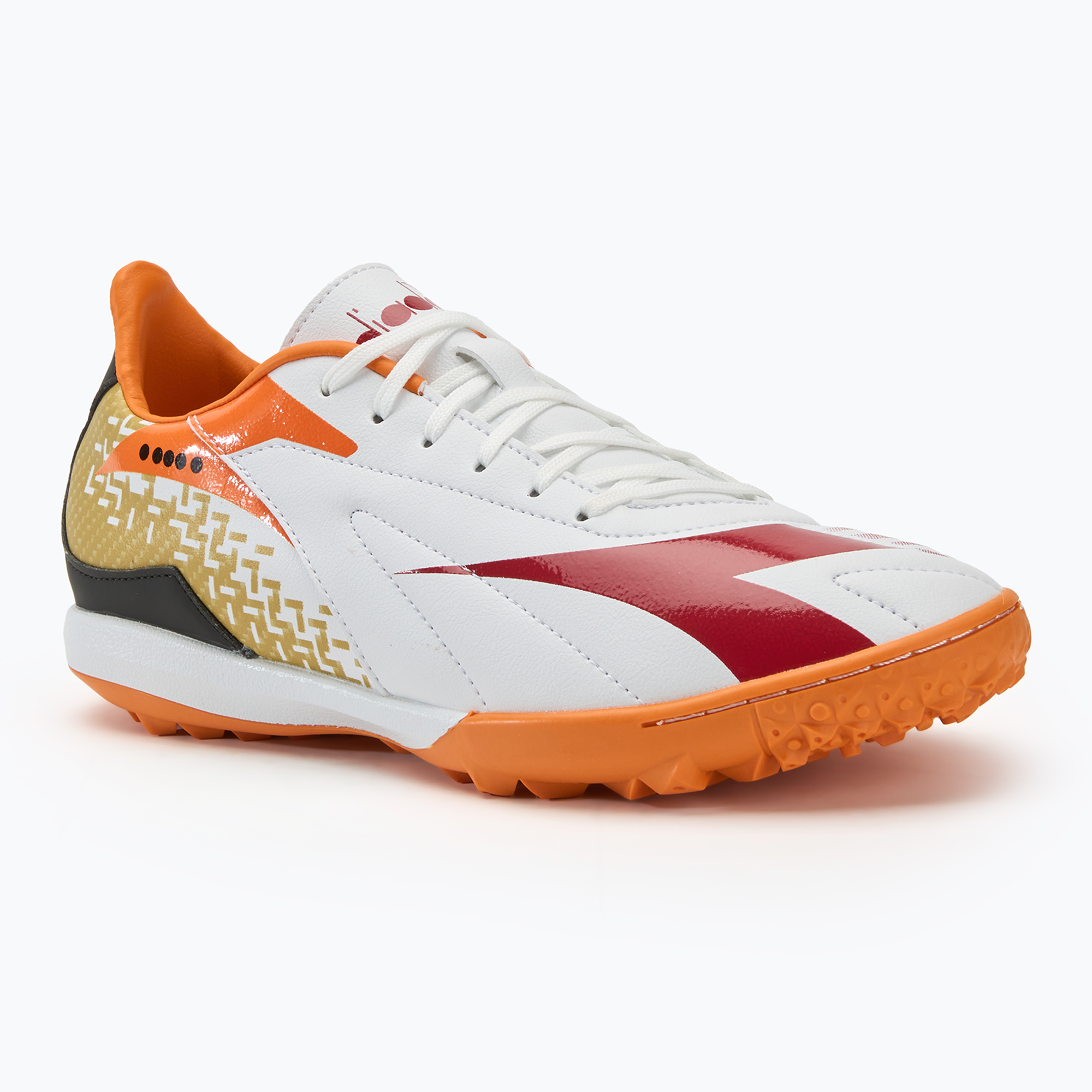 Buty piłkarskie męskie Diadora Maximus Elite R TFR white/chili pepper/russet orange | WYSYŁKA W 24H | 30 DNI NA ZWROT