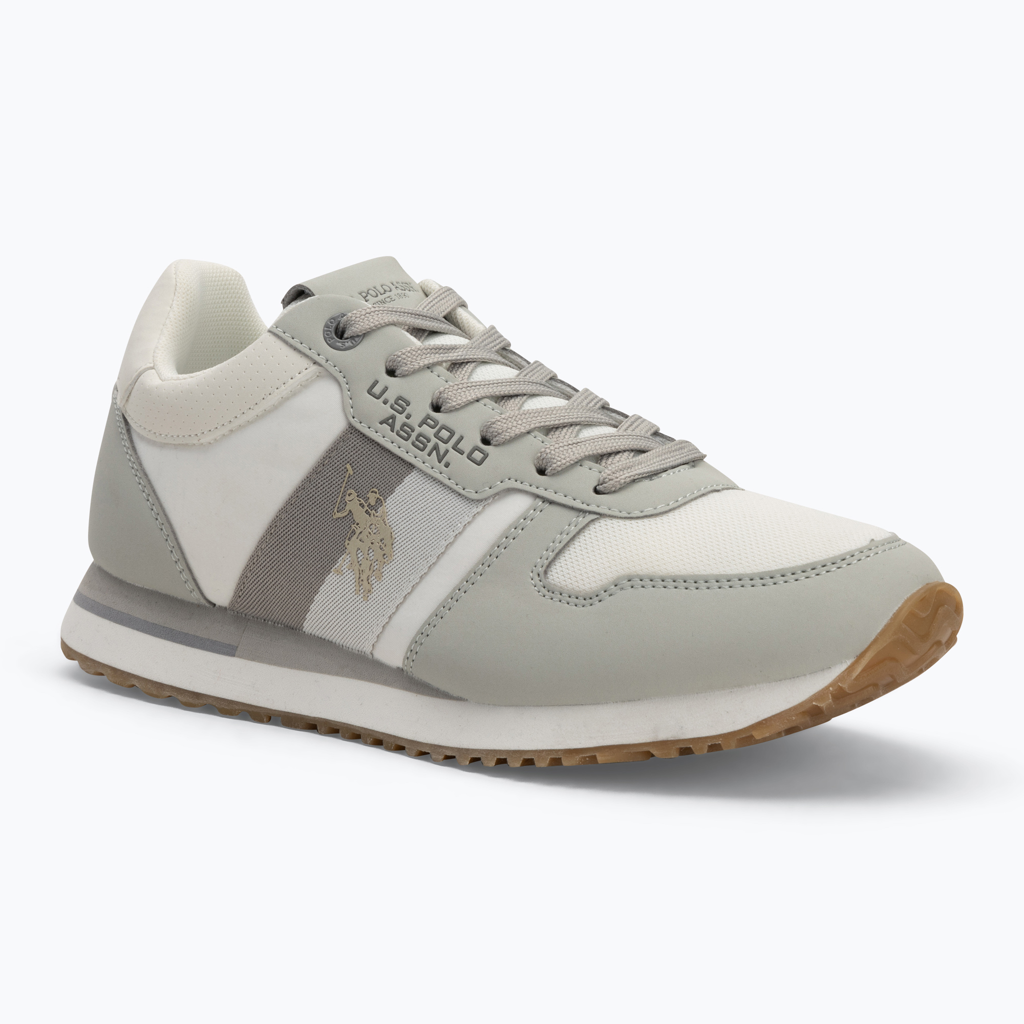 Buty męskie U.S. Polo Assn. XIRIO007B taupe/white 