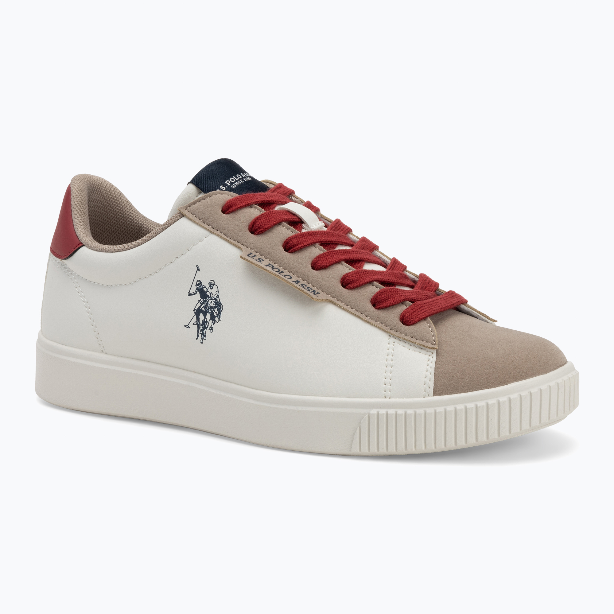 Buty męskie U.S.Polo Assn TYMES011 white/red 
