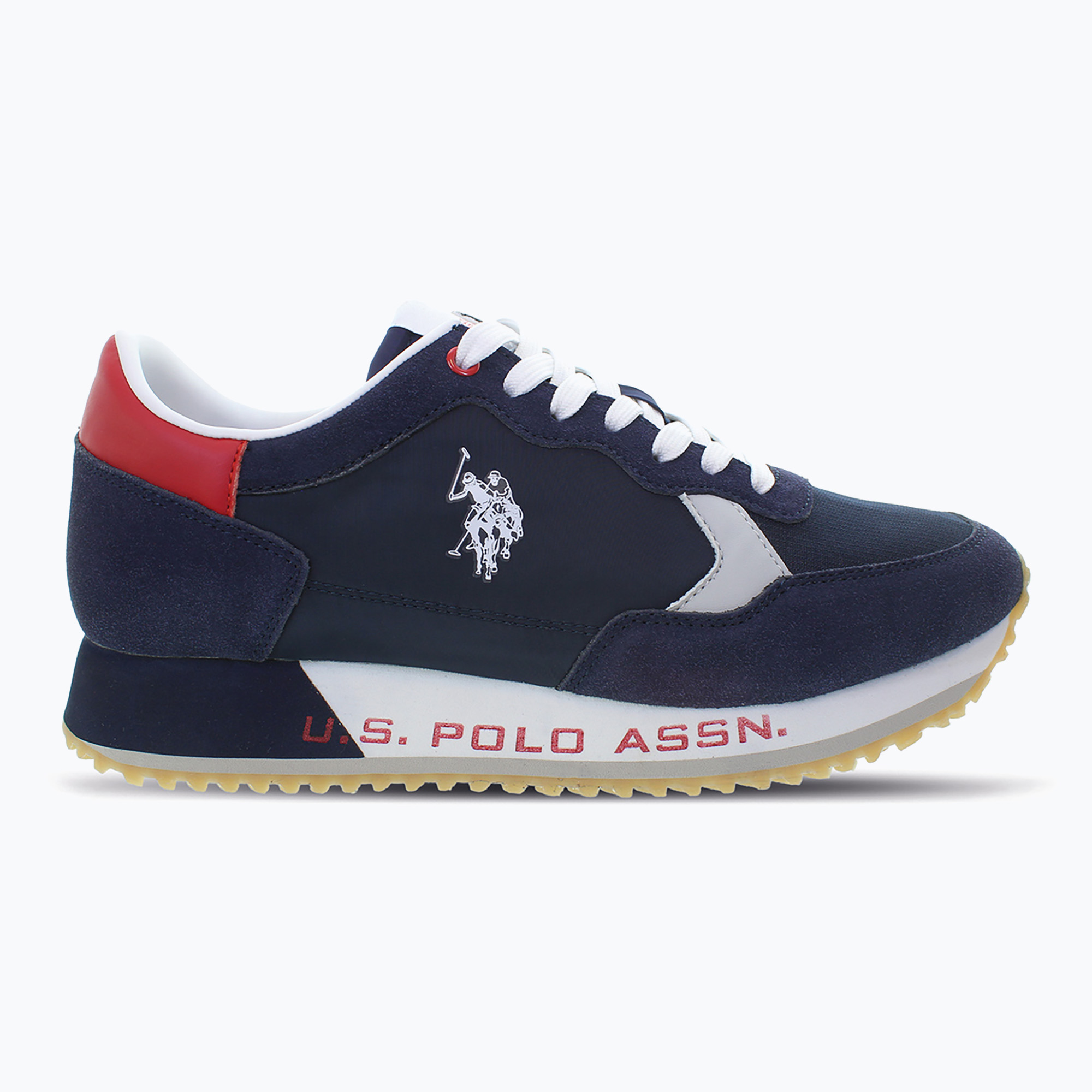 Buty męskie U.S. Polo Assn. CLEEF006B navy/red | WYSYŁKA W 24H | 30 DNI NA ZWROT