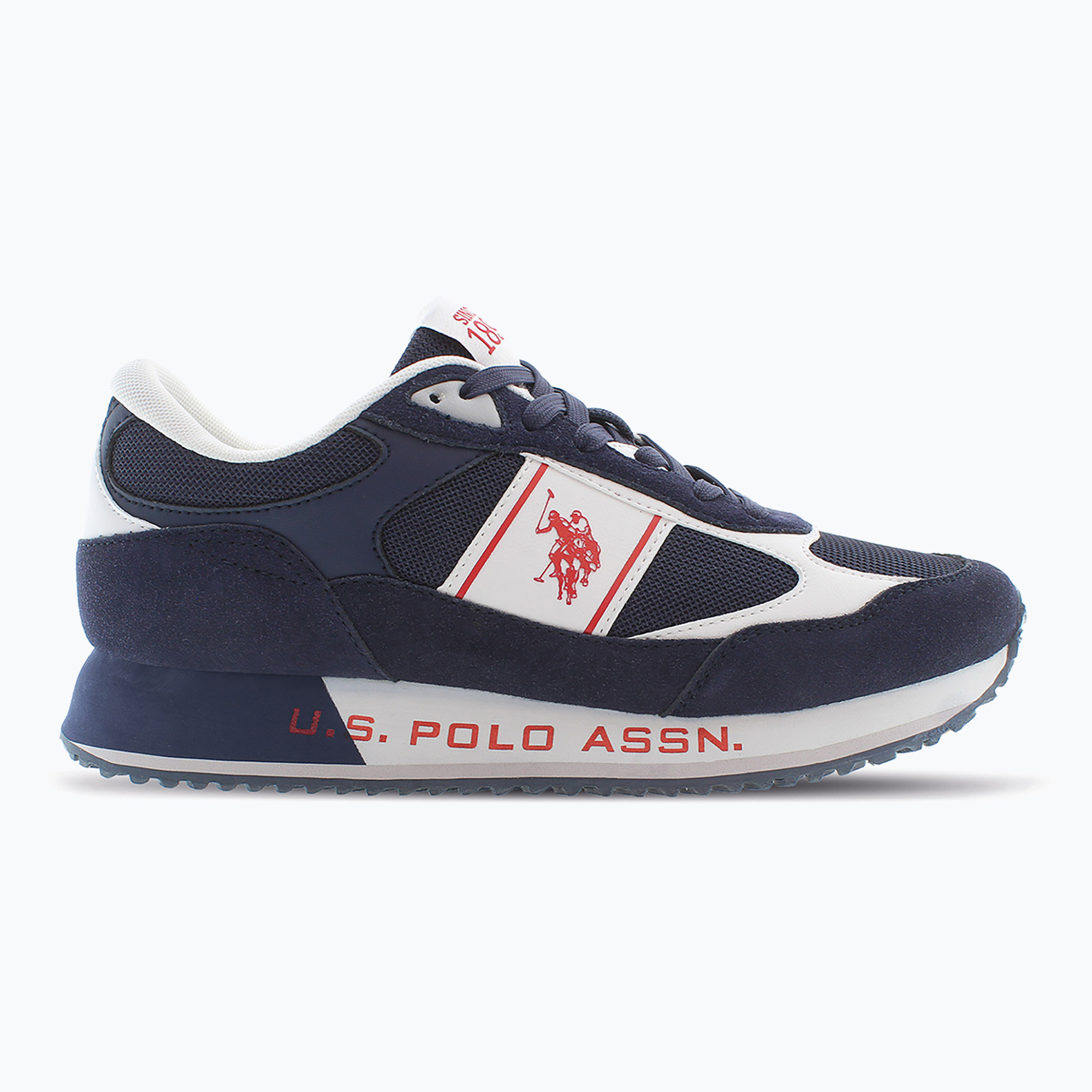 Buty męskie U.S. Polo Assn. CLEEF007A navy/white | WYSYŁKA W 24H | 30 DNI NA ZWROT