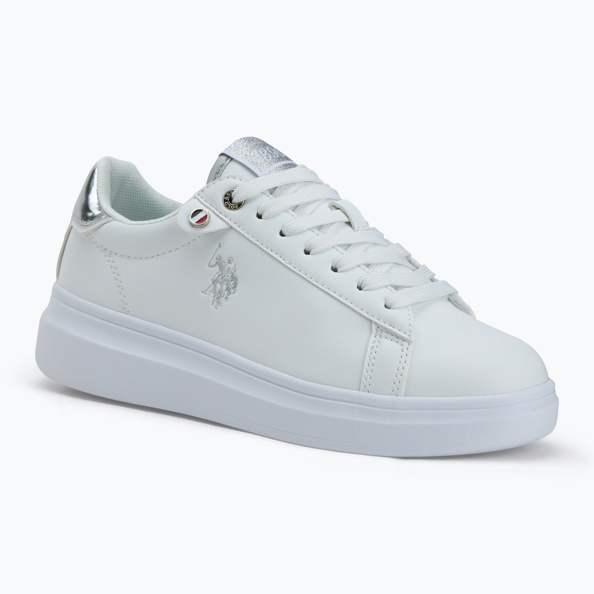 Buty damskie U.S. Polo Assn. CODY011 white/silver 