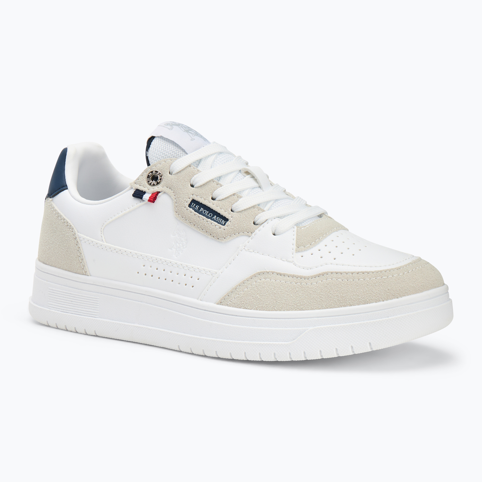 Buty męskie U.S. Polo Assn. KOSMO006A white/navy | WYSYŁKA W 24H | 30 DNI NA ZWROT