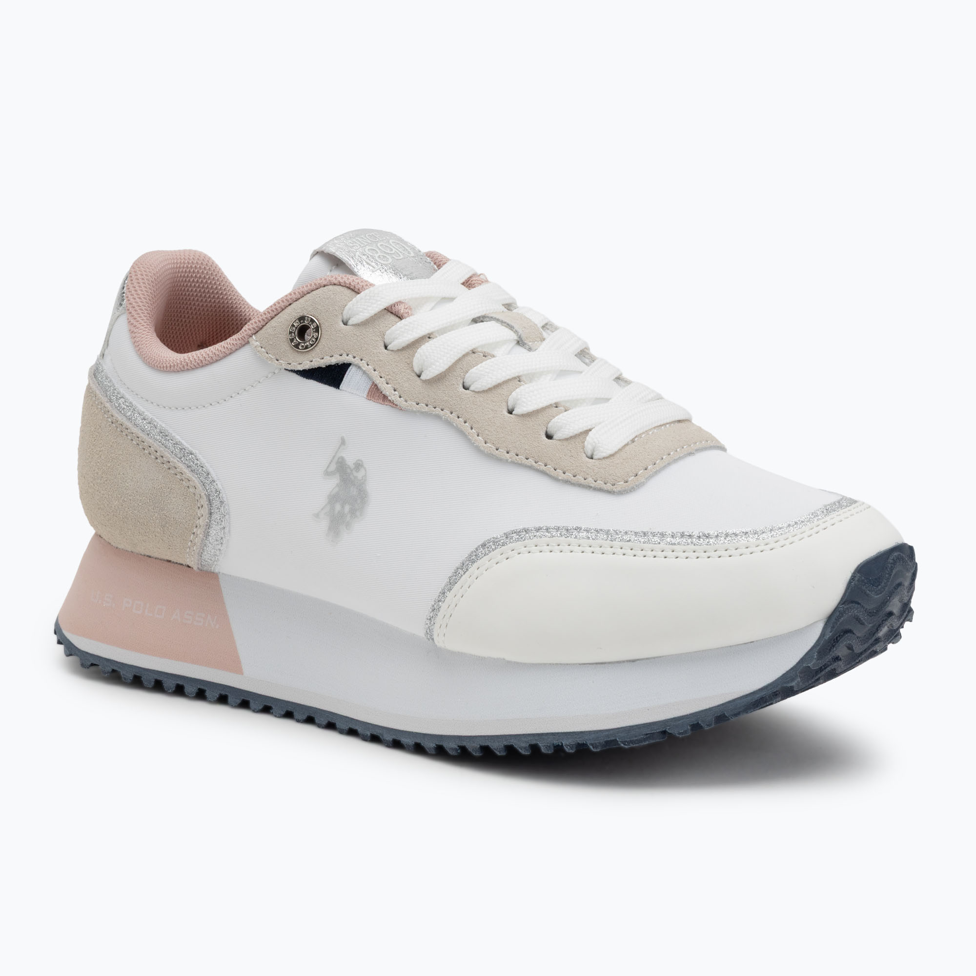 Buty damskie U.S. Polo Assn. SACHA007 white/pink 