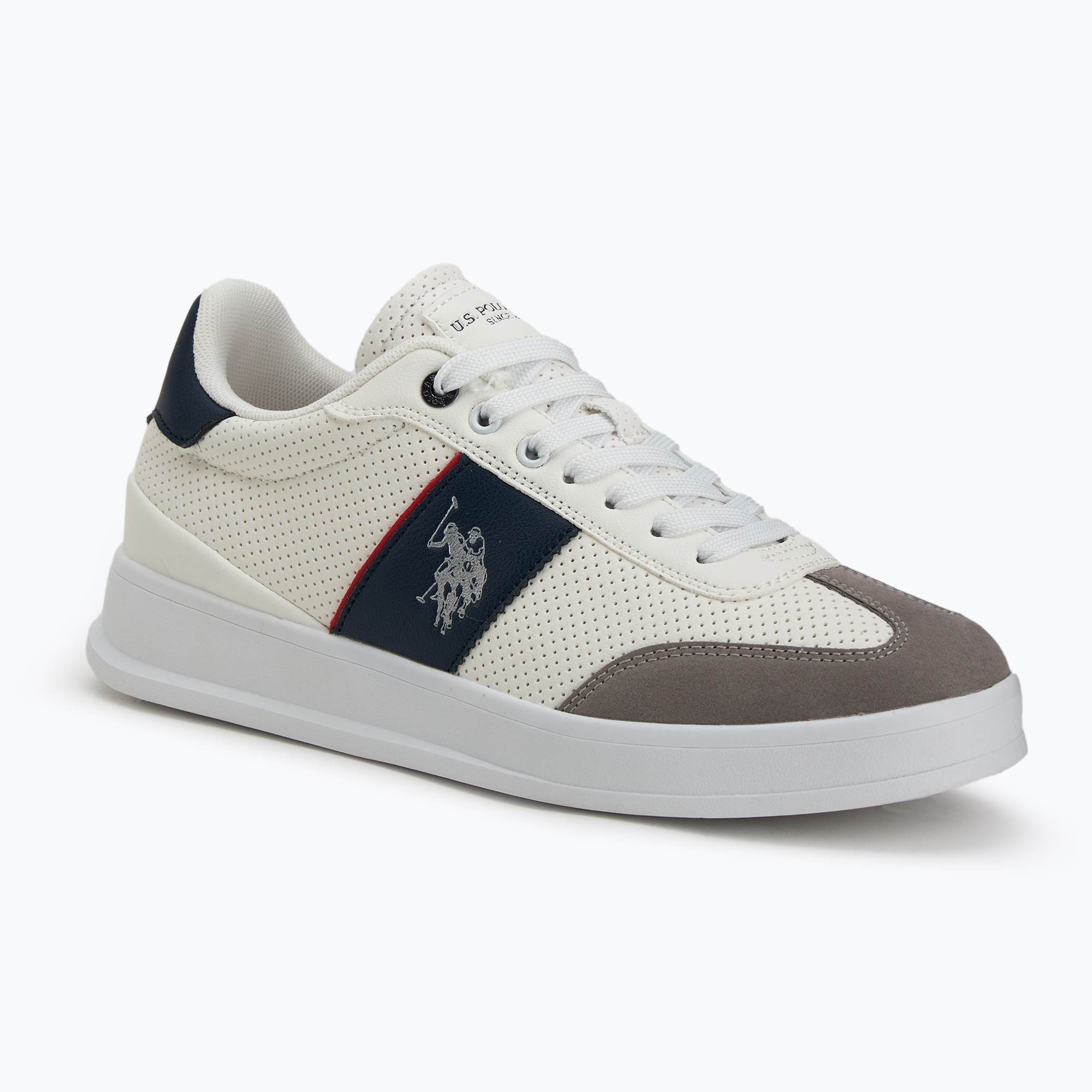 Buty męskie U.S. Polo Assn. CAMPY001D white/blue 