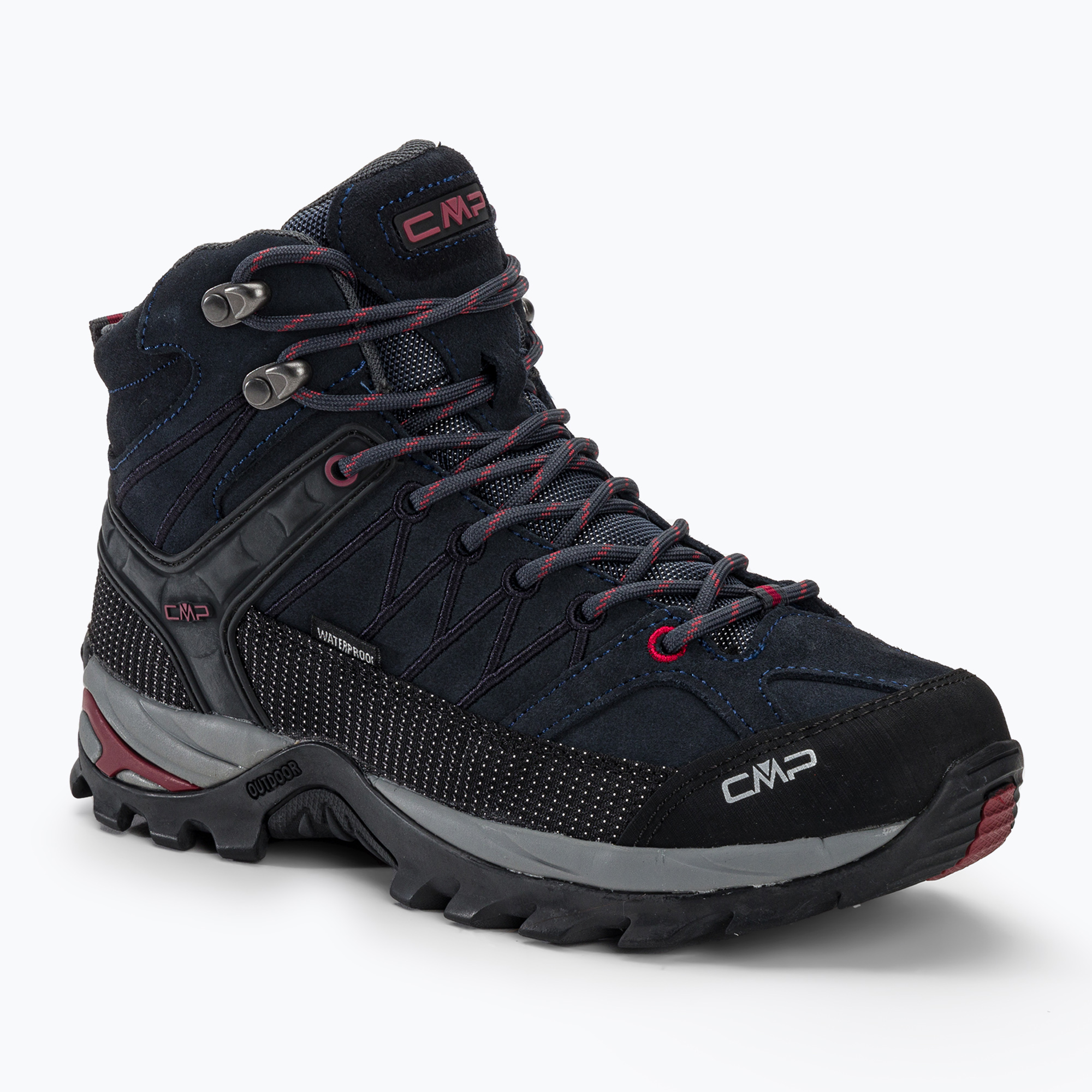 Buty trekkingowe męskie CMP Rigel Mid Wp asphalt/syrah | WYSYŁKA W 24H | 30 DNI NA ZWROT