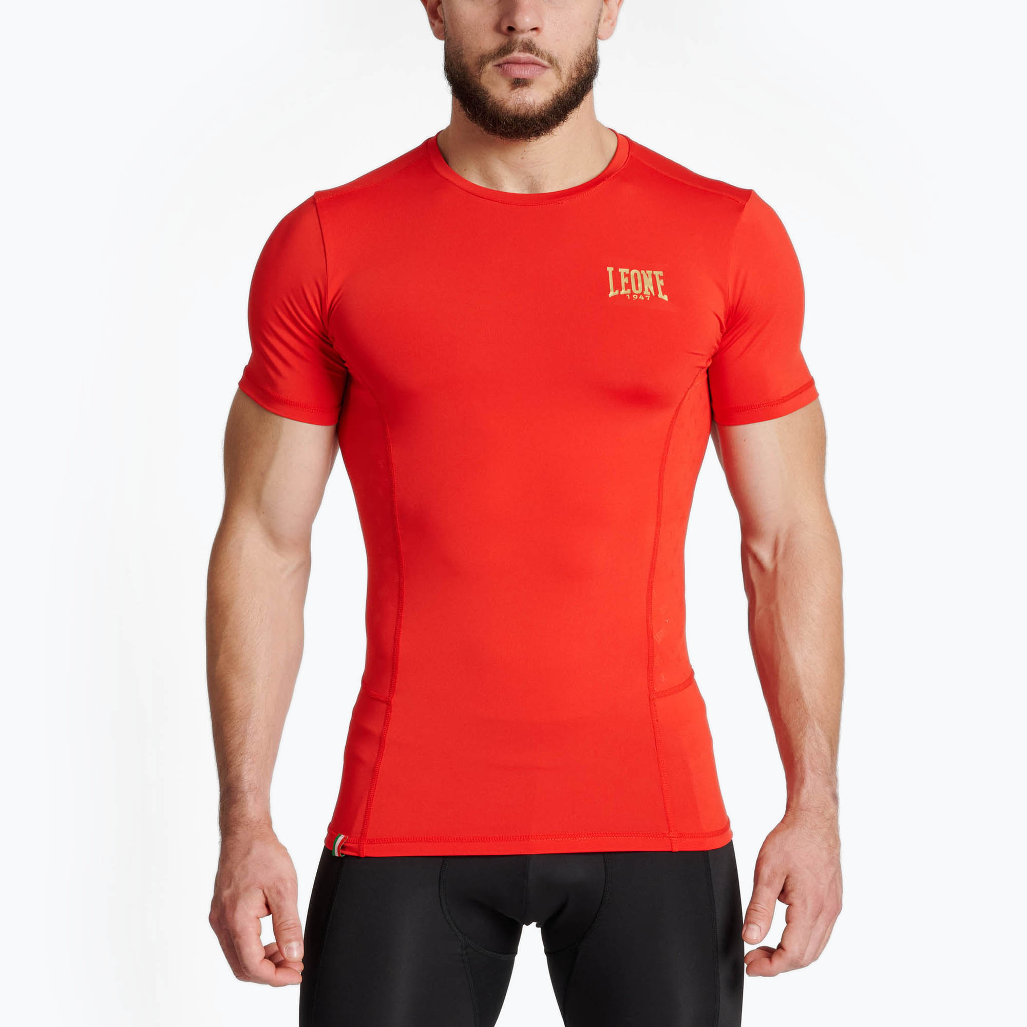 Rashguard męski LEONE 1947 Compresion red | WYSYŁKA W 24H | 30 DNI NA ZWROT