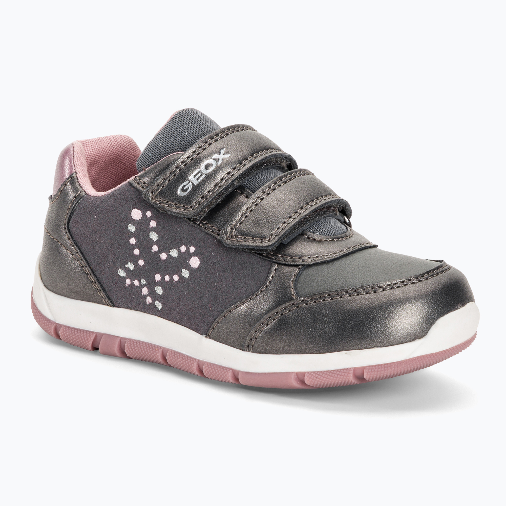 Buty dziecięce Geox Heira dark grey/dark pink | WYSYŁKA W 24H | 30 DNI NA ZWROT
