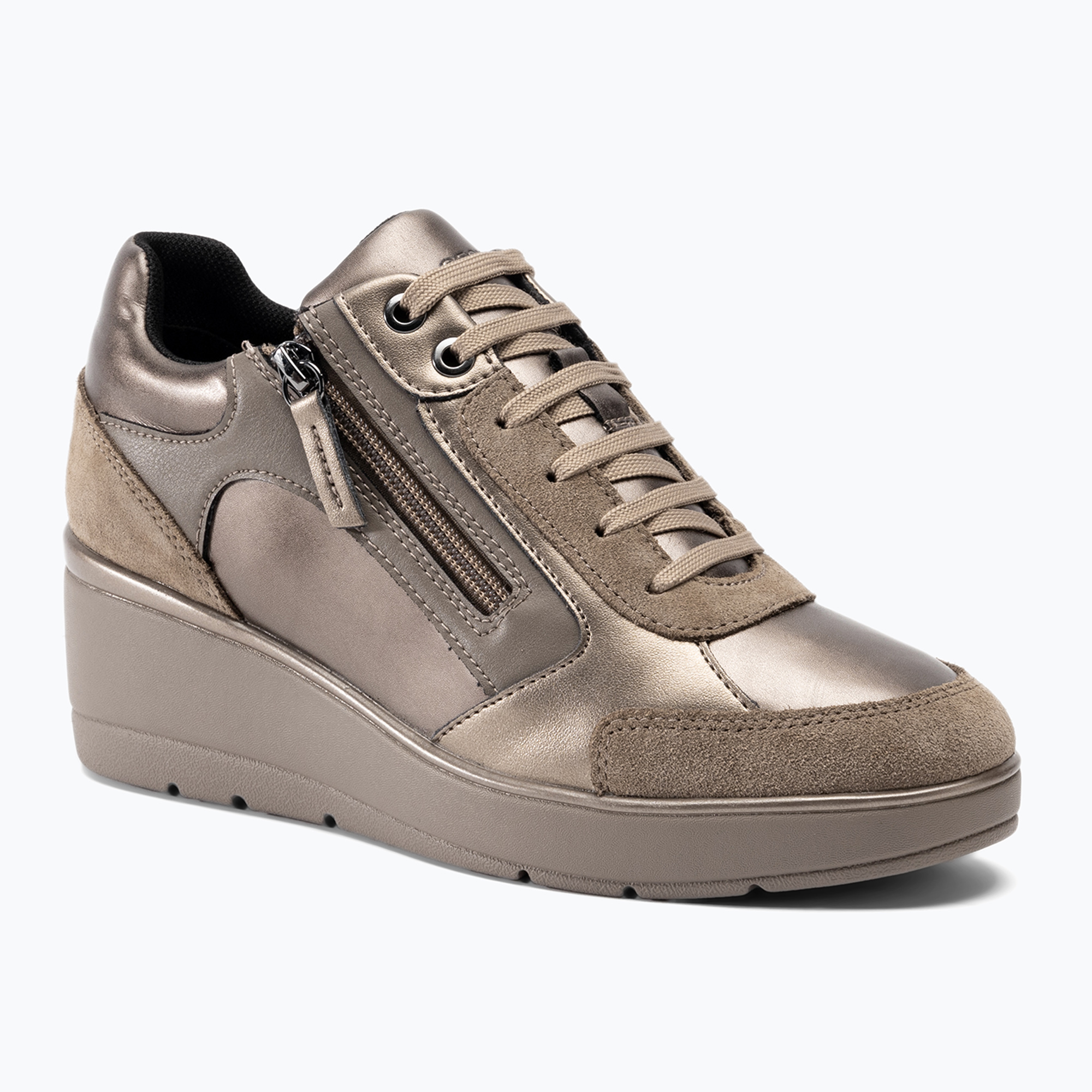 Buty damskie Geox Ilde metalic gold | WYSYŁKA W 24H | 30 DNI NA ZWROT