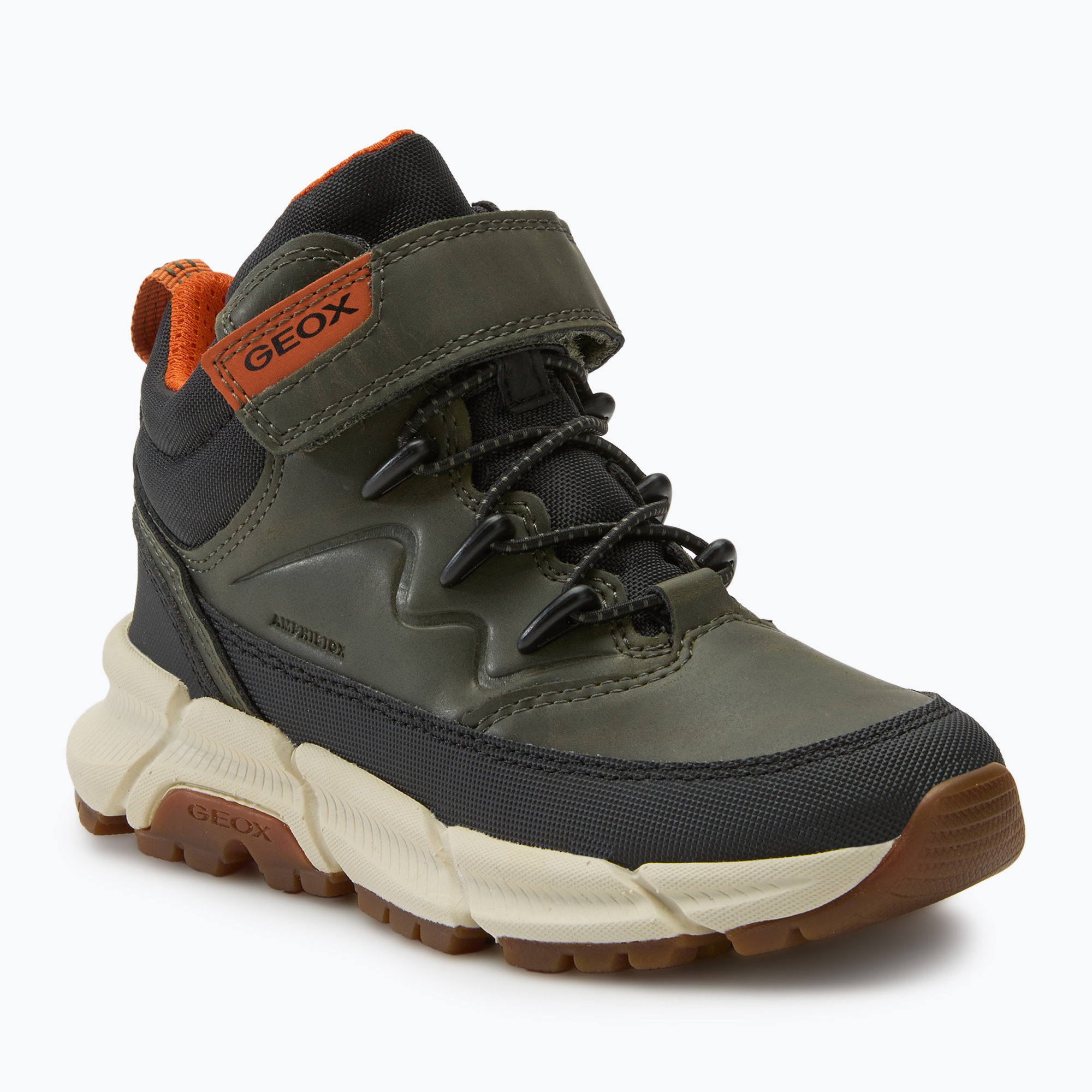 Buty juniorskie Geox Flexyper Plus military/orange | WYSYŁKA W 24H | 30 DNI NA ZWROT