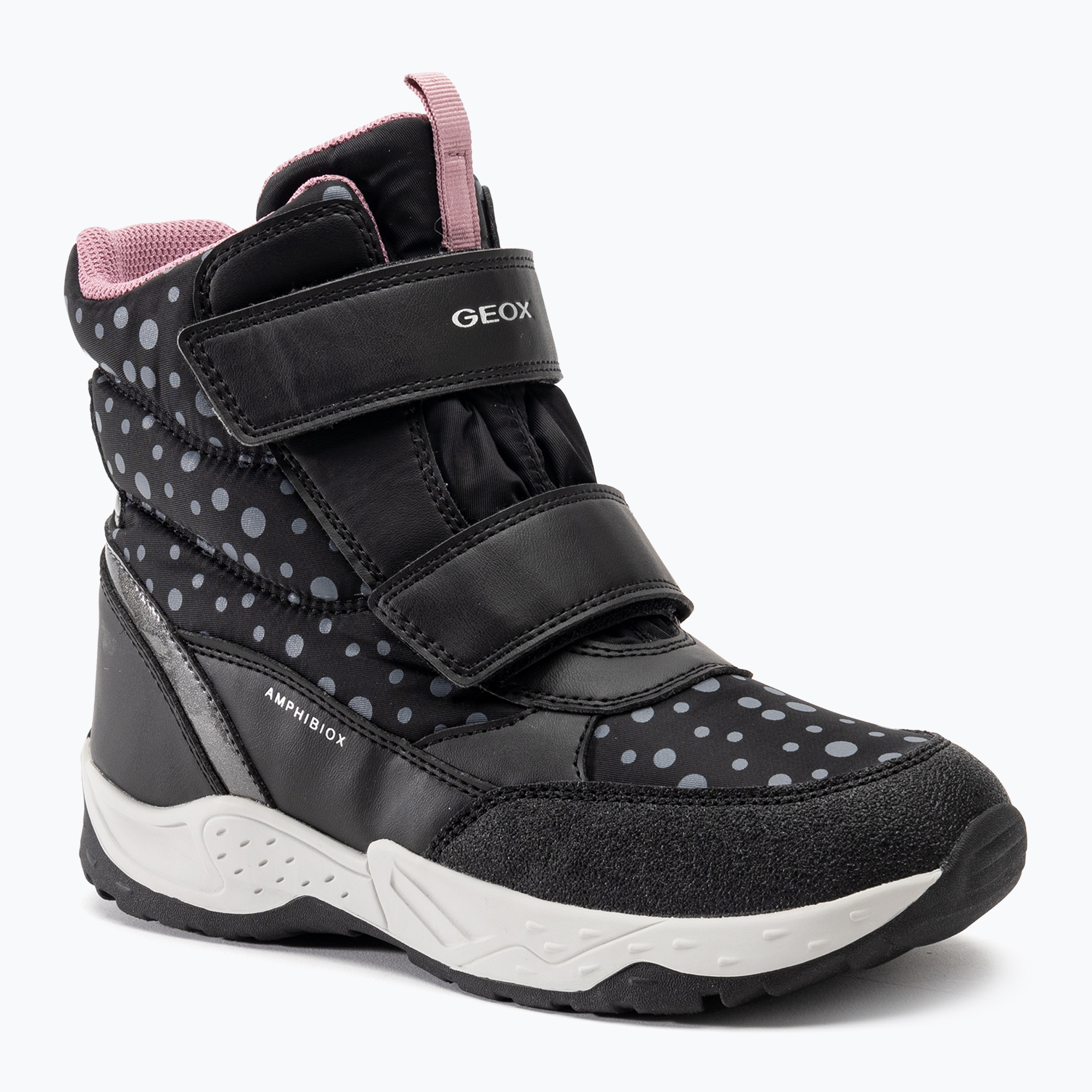 Buty juniorskie Geox Sentiero Abx black/dark silver | WYSYŁKA W 24H | 30 DNI NA ZWROT
