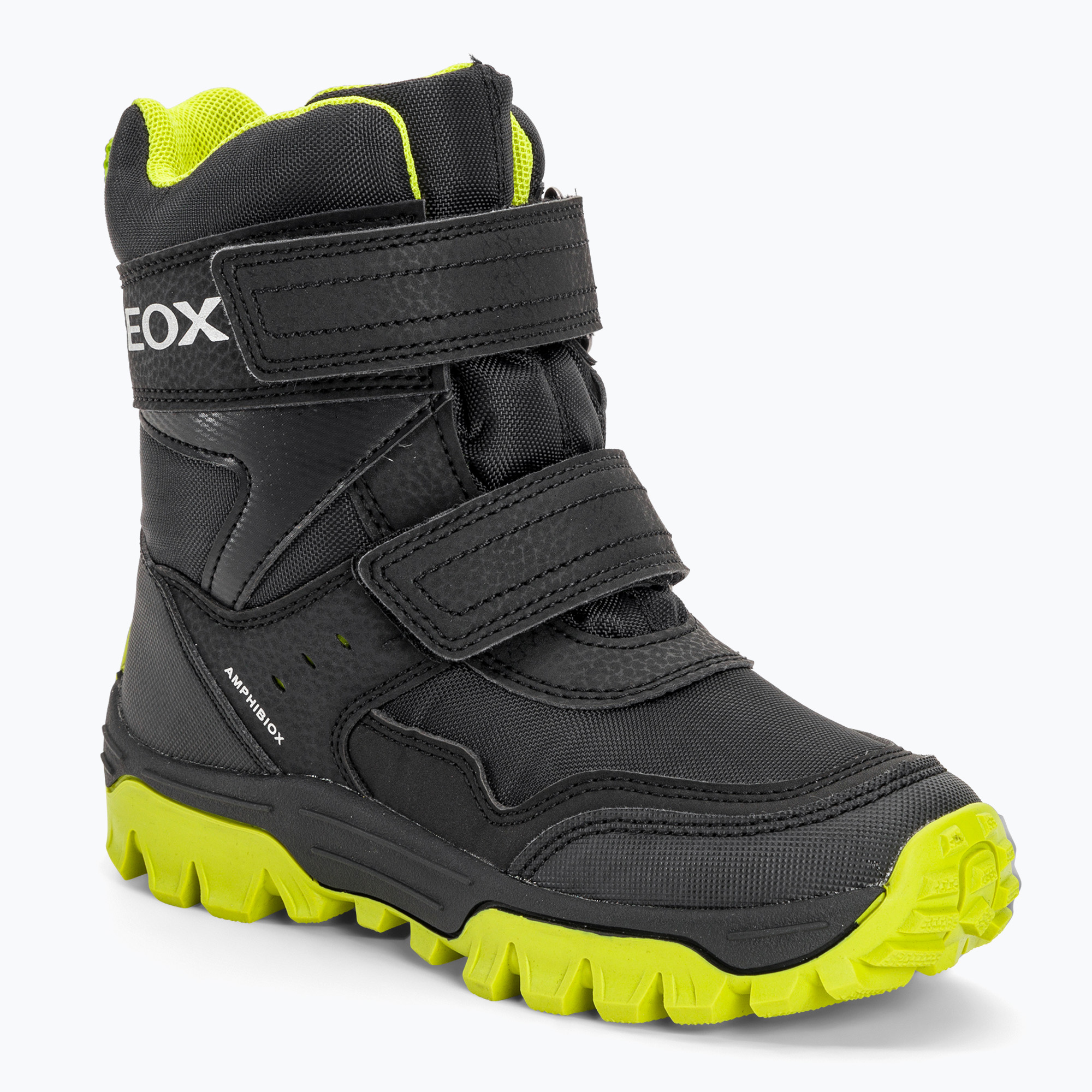 Buty juniorskie Geox Himalaya Abx black/light green | WYSYŁKA W 24H | 30 DNI NA ZWROT