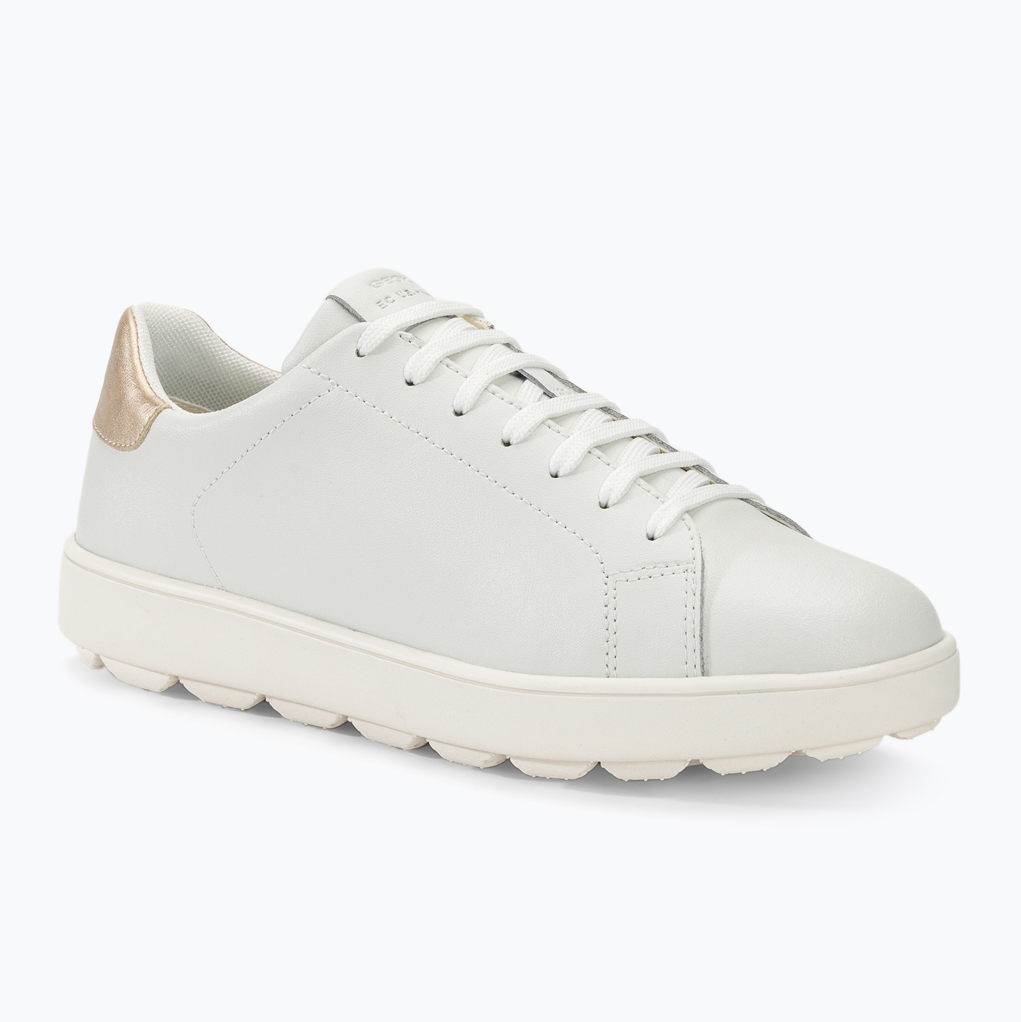 Buty damskie Geox Spherica™ ECUB-1 white/light gold | WYSYŁKA W 24H | 30 DNI NA ZWROT