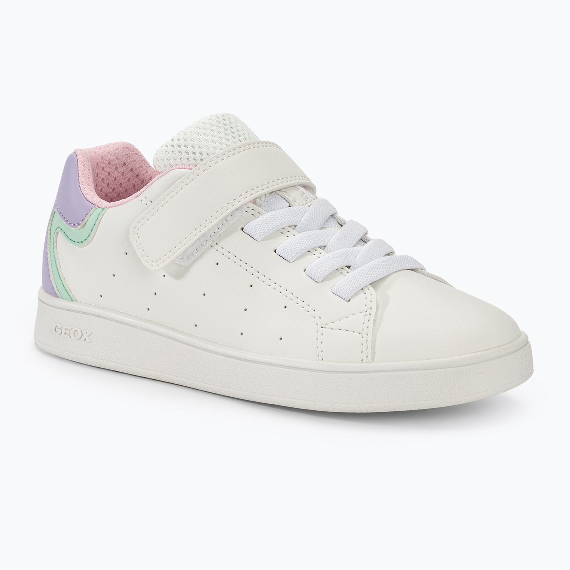 Buty juniorskie Geox Eclyper white/lilac | WYSYŁKA W 24H | 30 DNI NA ZWROT