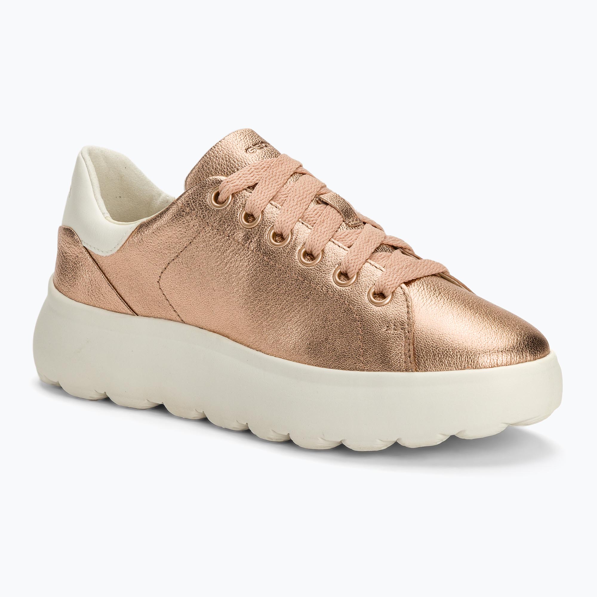 Buty damskie Geox Spherica™ EC4.1 rose gold/optic white | WYSYŁKA W 24H | 30 DNI NA ZWROT