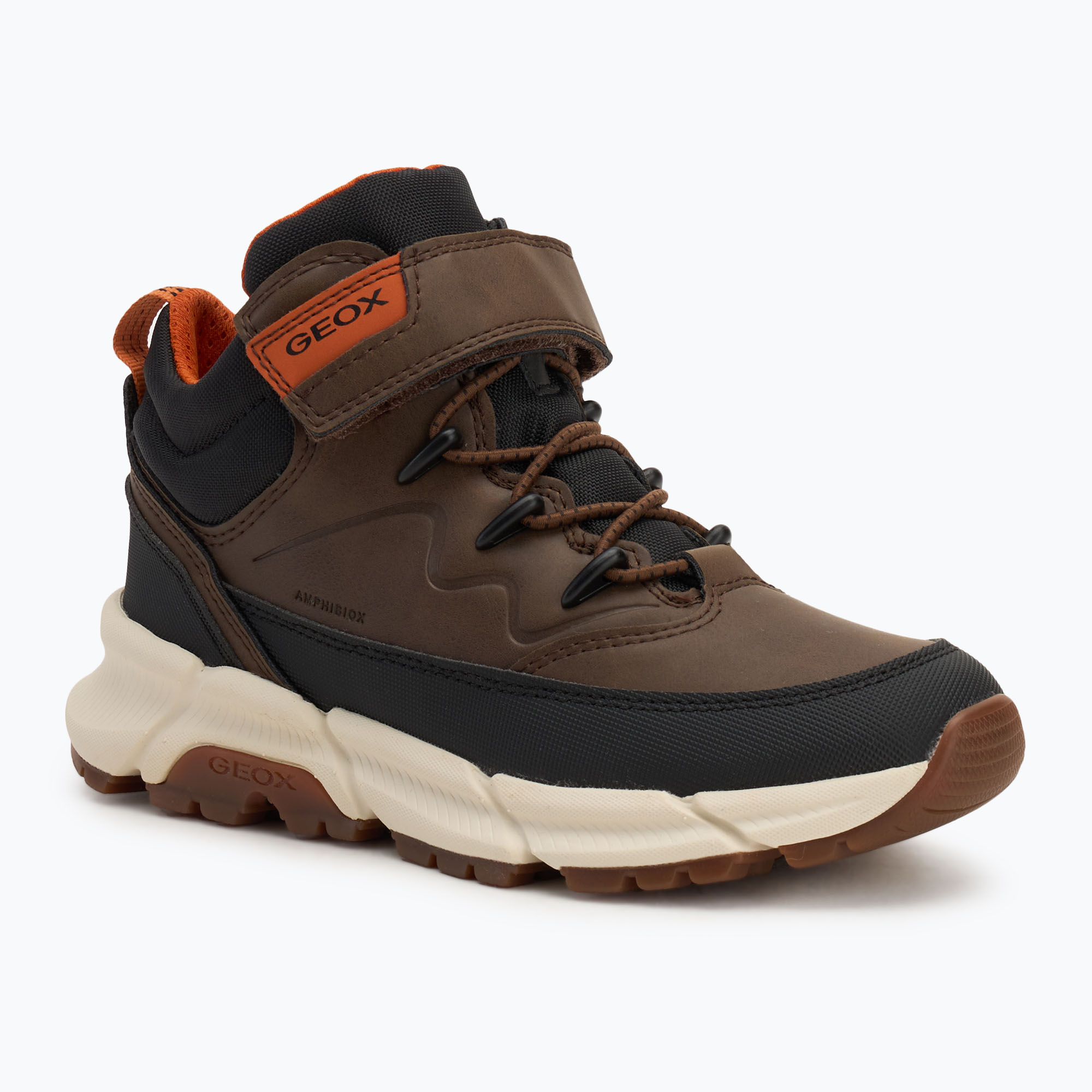 Buty juniorskie Geox Flexyper Plus brown cotto / black | WYSYŁKA W 24H | 30 DNI NA ZWROT