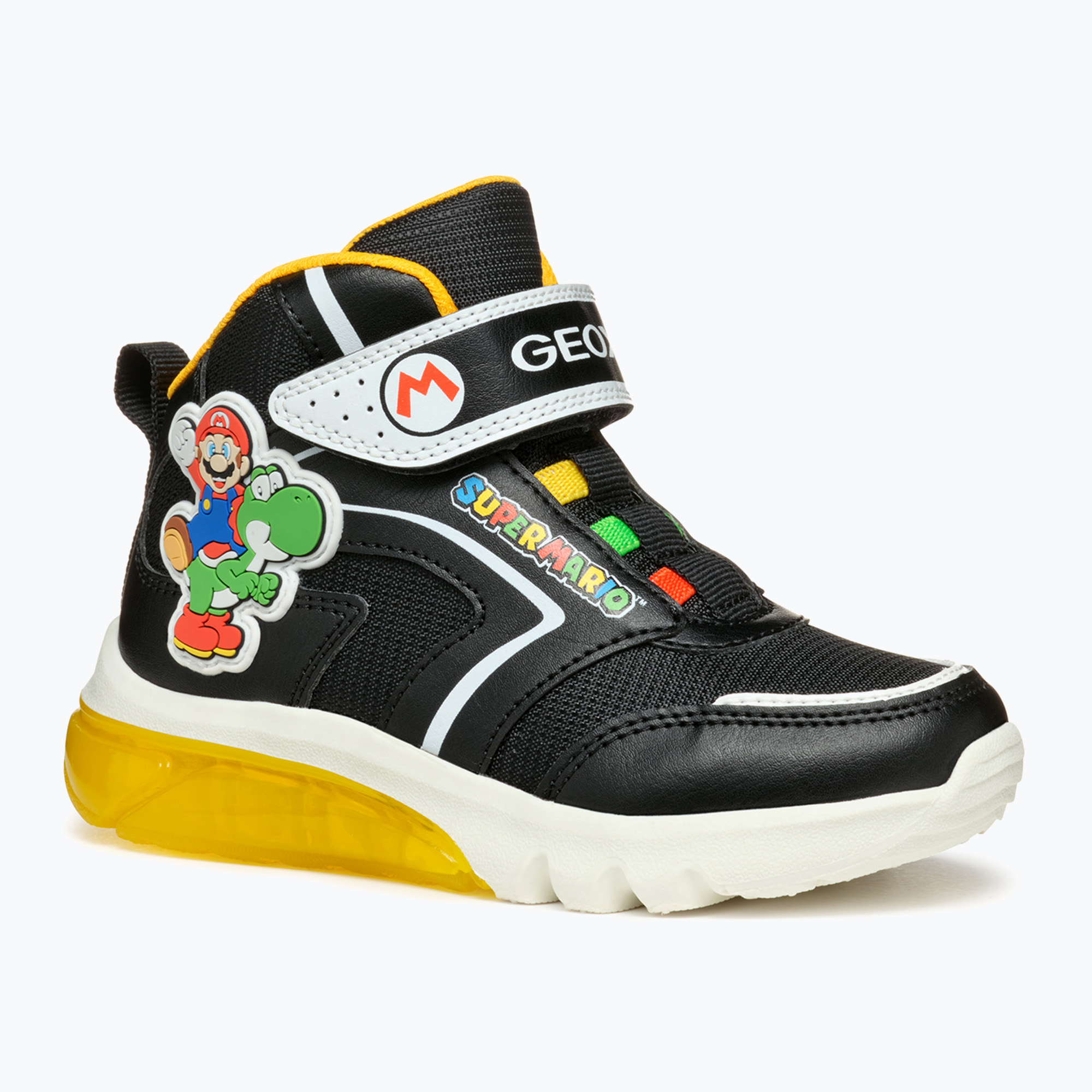 Buty juniorskie Geox Ciberdron black/yellow | WYSYŁKA W 24H | 30 DNI NA ZWROT