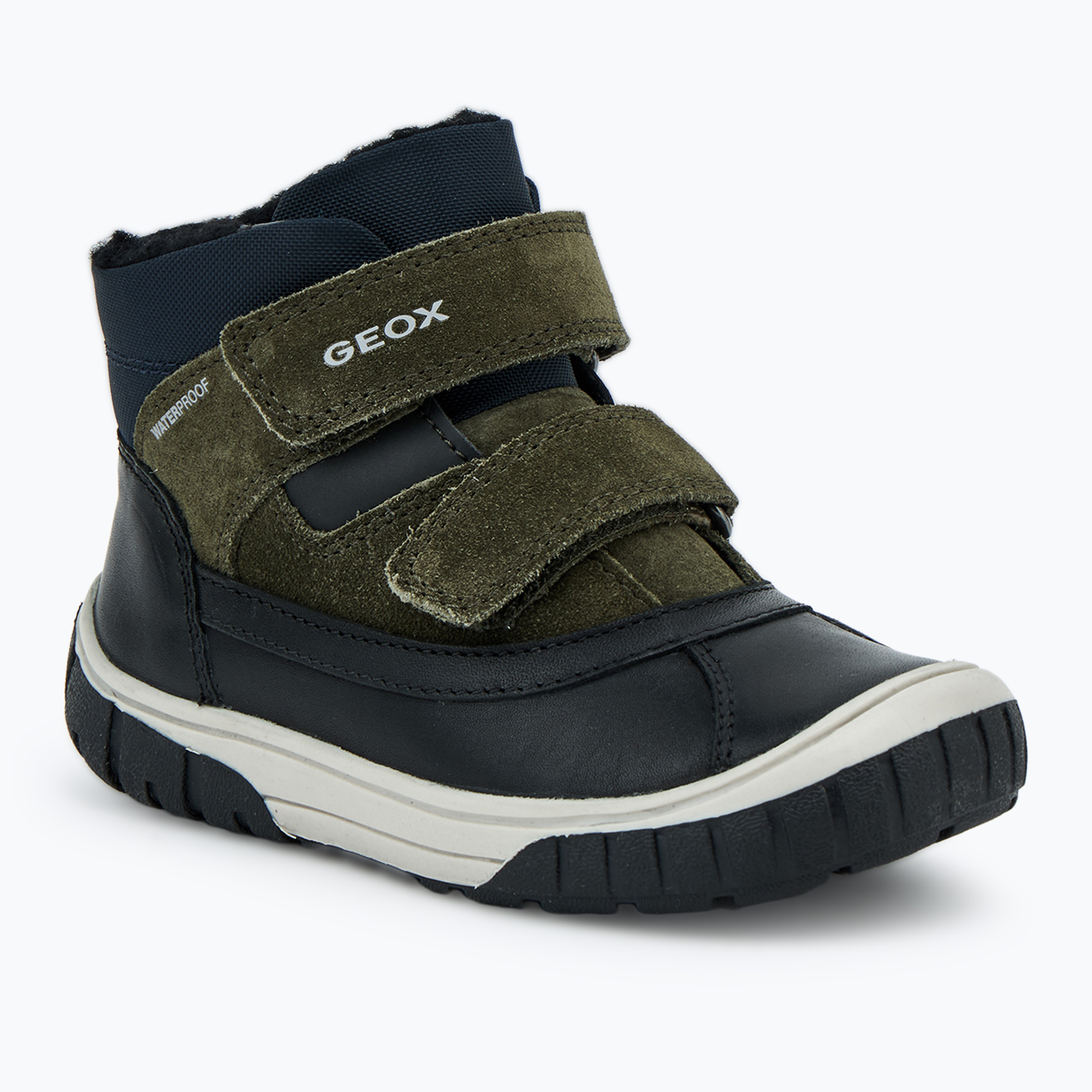 Śniegowce dziecięce Geox Omar black / dark green | WYSYŁKA W 24H | 30 DNI NA ZWROT