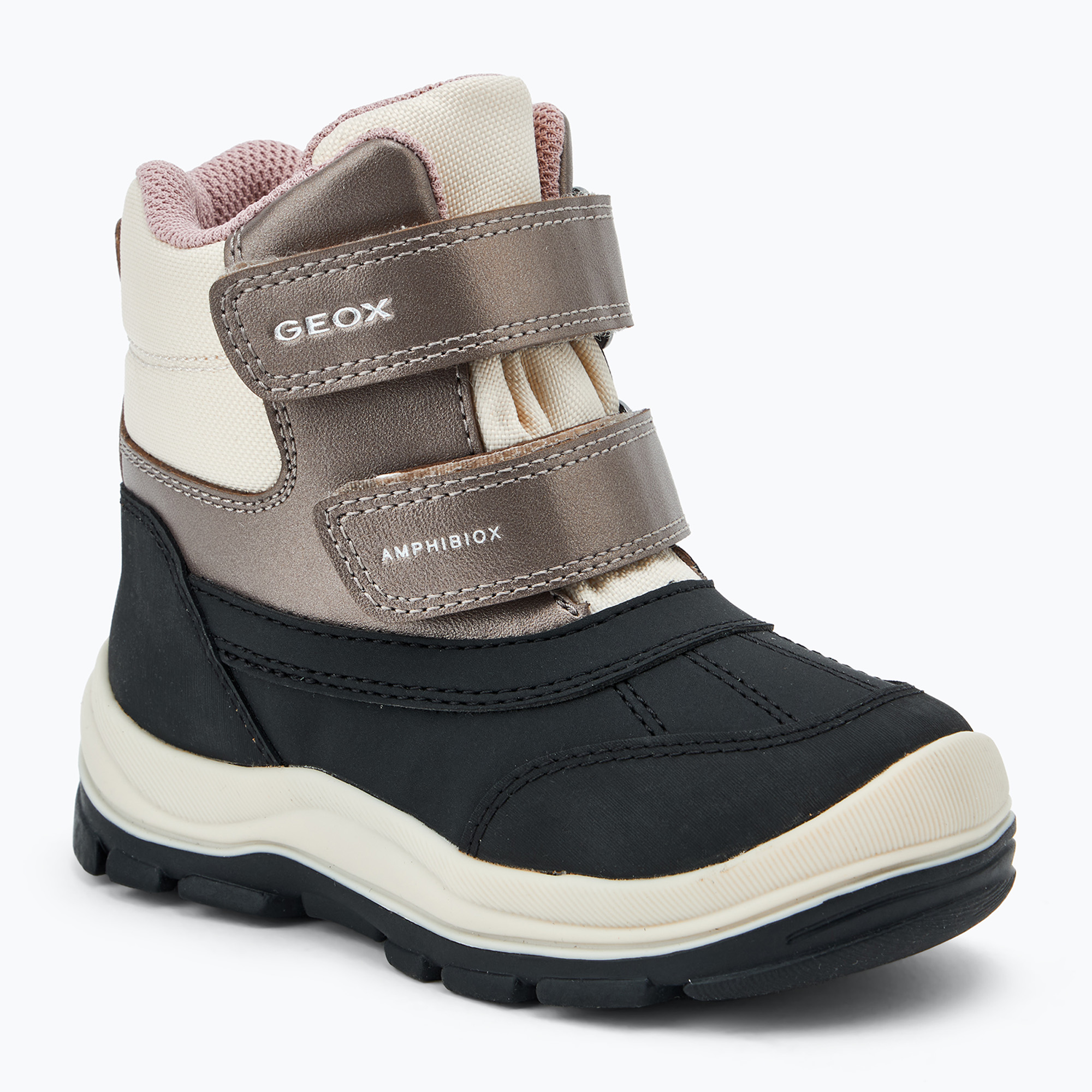 Buty dziecięce Geox Flantil ABX black/dark beige | WYSYŁKA W 24H | 30 DNI NA ZWROT