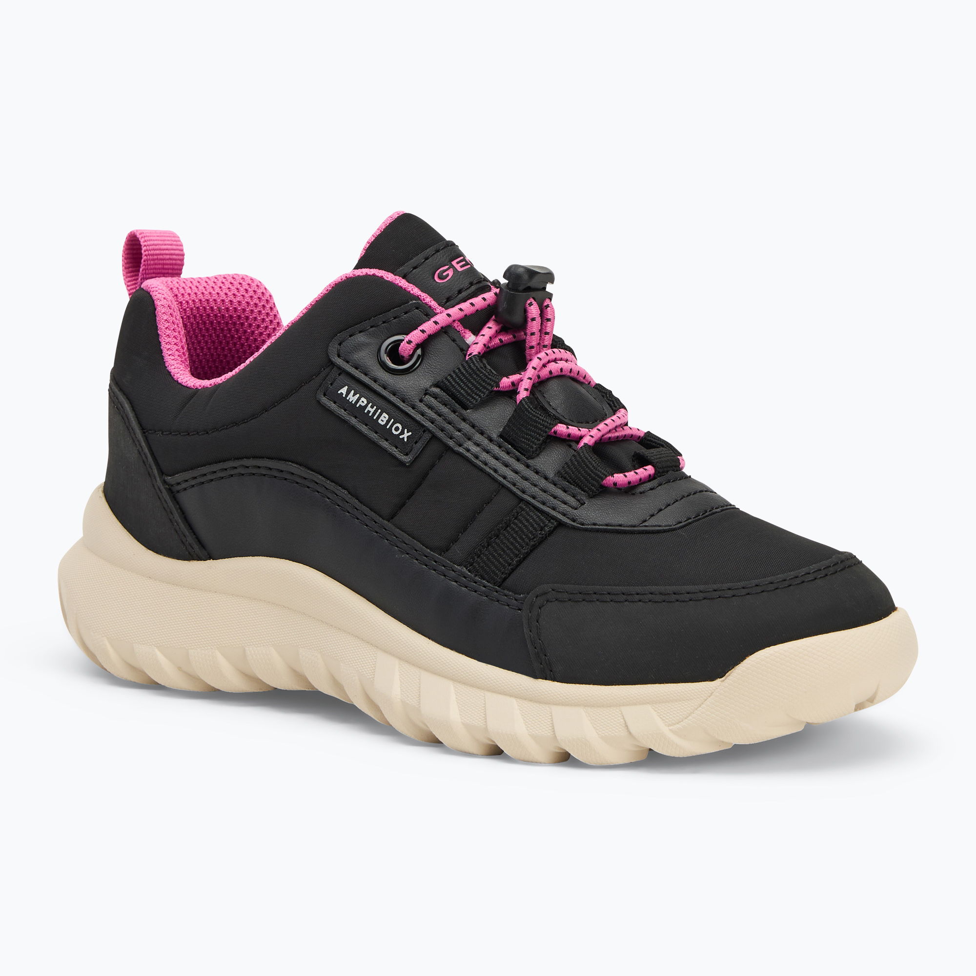 Buty juniorskie Geox Simbyos ABX black/fuchsia | WYSYŁKA W 24H | 30 DNI NA ZWROT