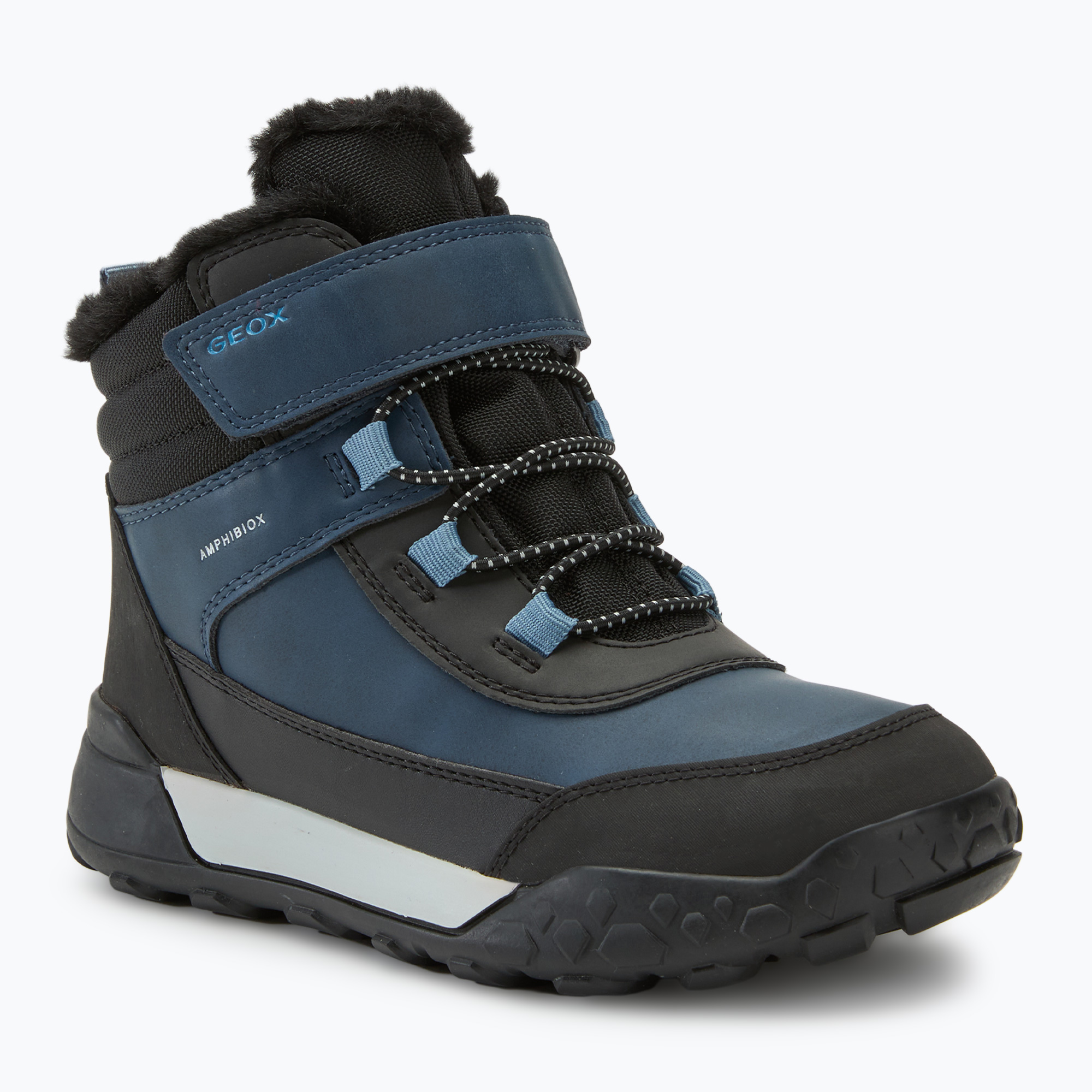 Śniegowce juniorskie Geox Trekkyup ABX denim/black | WYSYŁKA W 24H | 30 DNI NA ZWROT