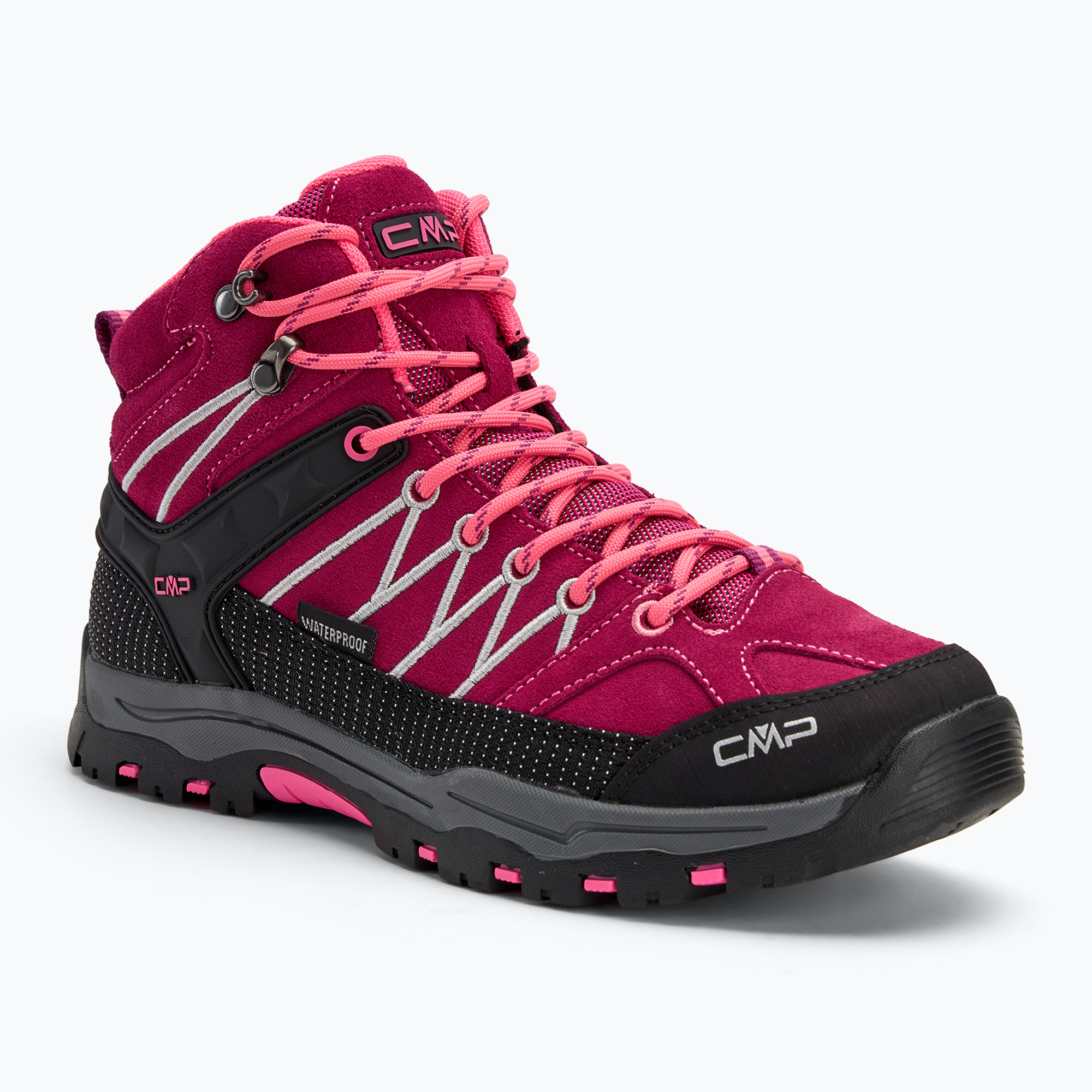 Buty trekkingowe juniorskie CMP Rigel Mid berry / pink fluo | WYSYŁKA W 24H | 30 DNI NA ZWROT