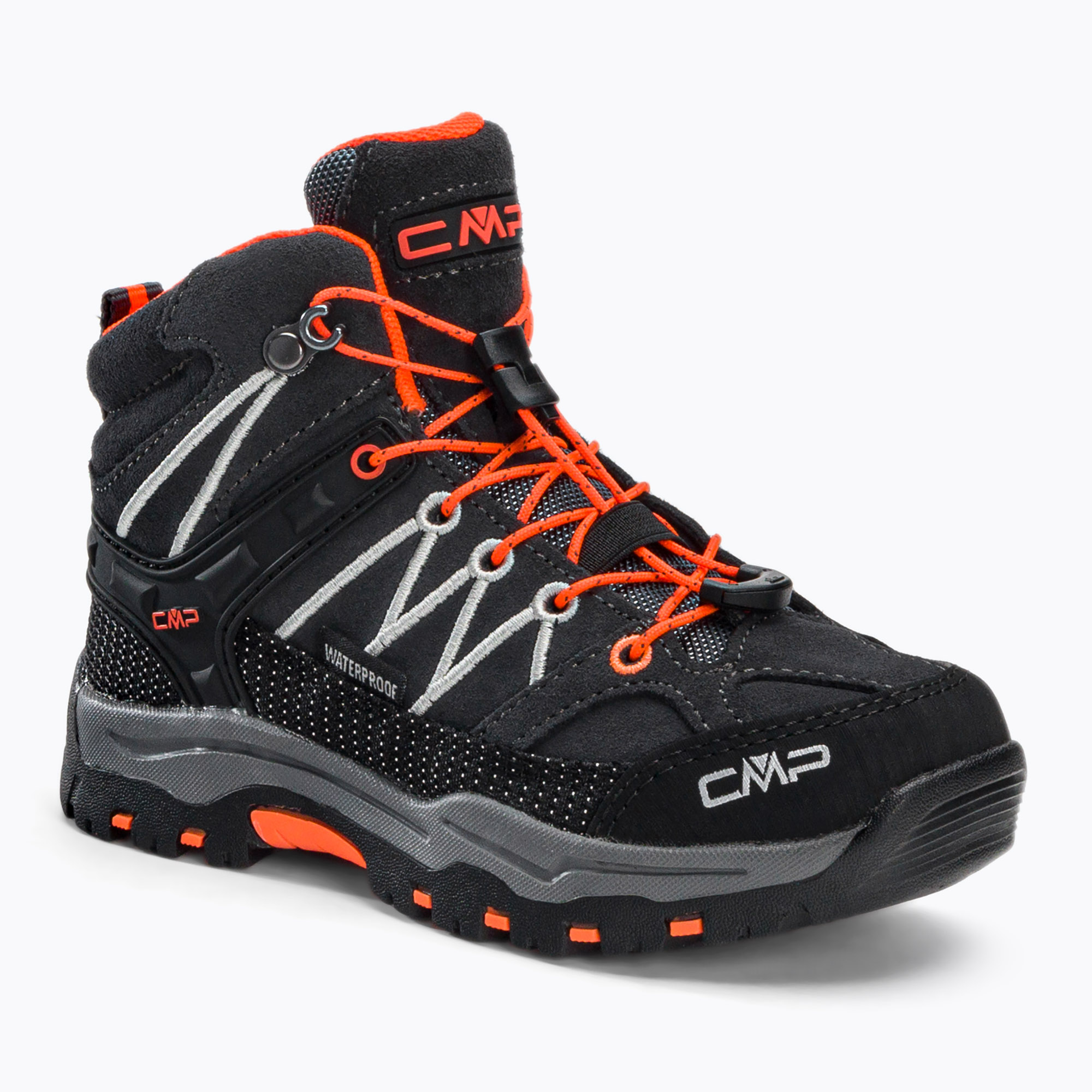 Buty trekkingowe dziecięce CMP Rigel Mid Wp antracite/flash orange | WYSYŁKA W 24H | 30 DNI NA ZWROT