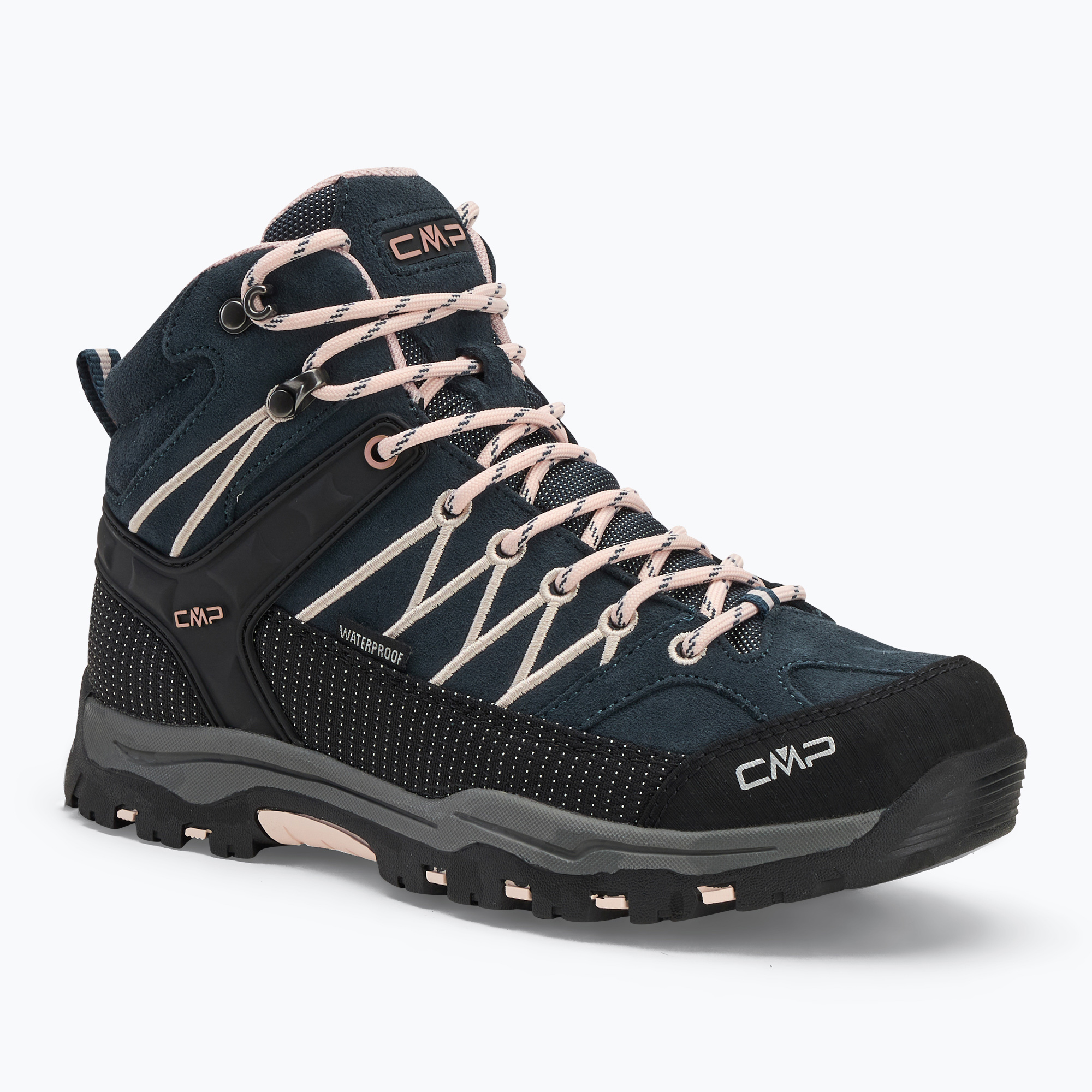 Buty trekkingowe juniorskie CMP Rigel Mid Wp asphalt/rose 