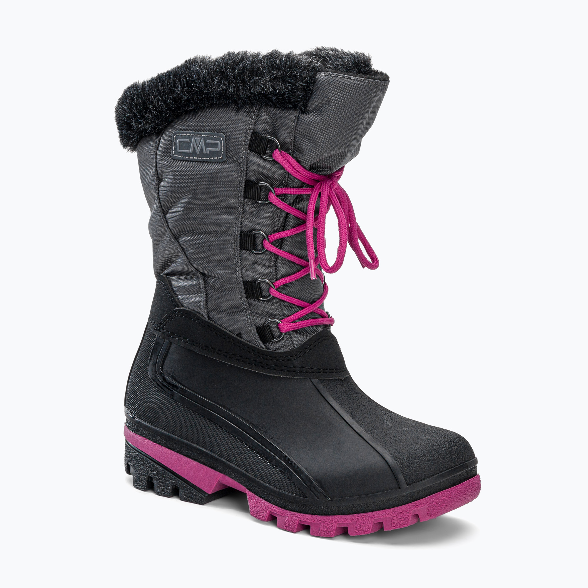 Śniegowce dziecięce CMP Polhanne Snowboots szare 30Q4695 | WYSYŁKA W 24H | 30 DNI NA ZWROT