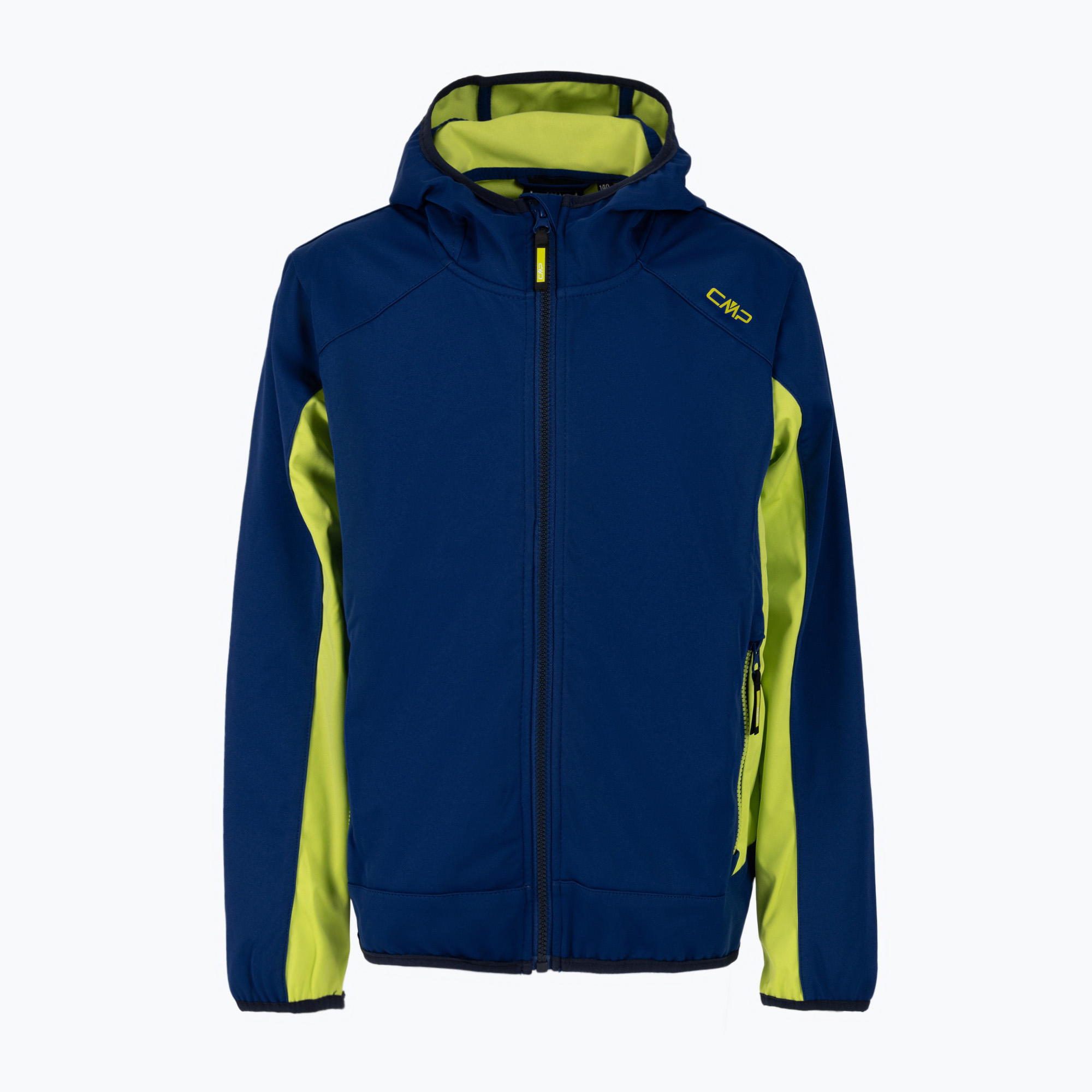 Kurtka softshell dziecięca CMP 39A5134 Fix Hood electric/acido | WYSYŁKA W 24H | 30 DNI NA ZWROT