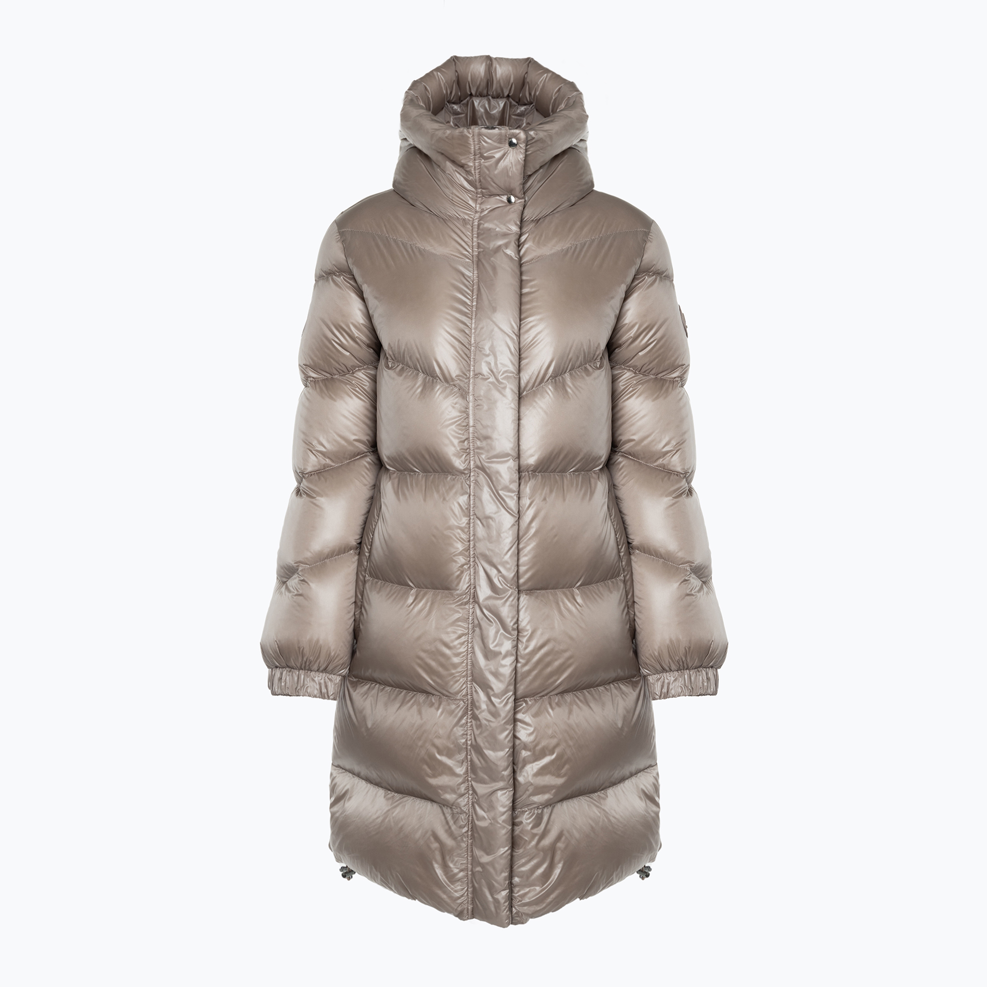 Kurtka damska Woolrich Aliquippa Long Puffer light taupe | WYSYŁKA W 24H | 30 DNI NA ZWROT